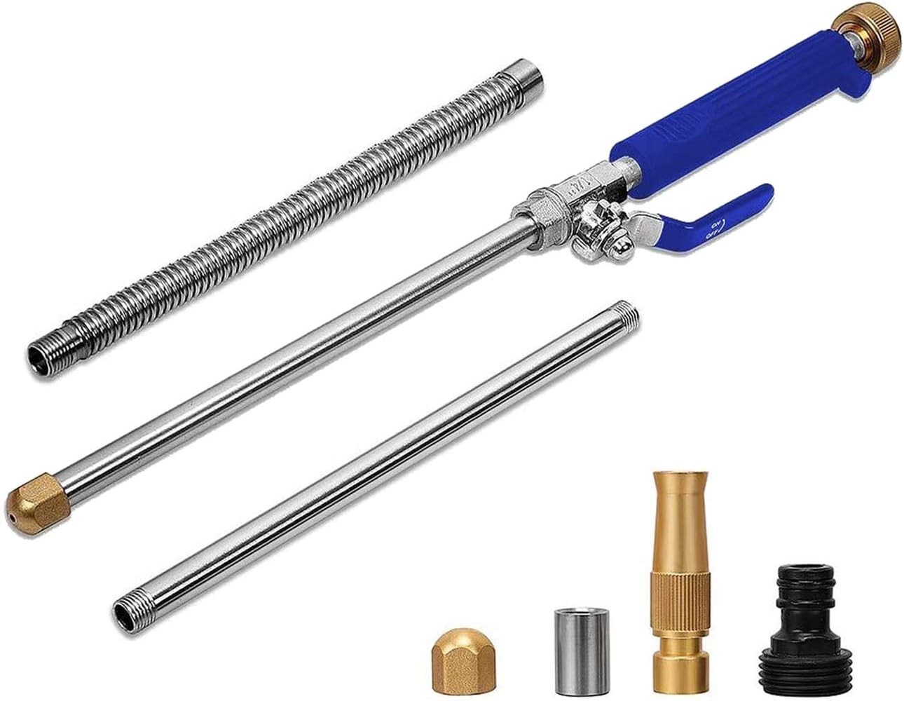 Professional Quality High Pressure Washer Wand with 3 Interchangeable Nozzles