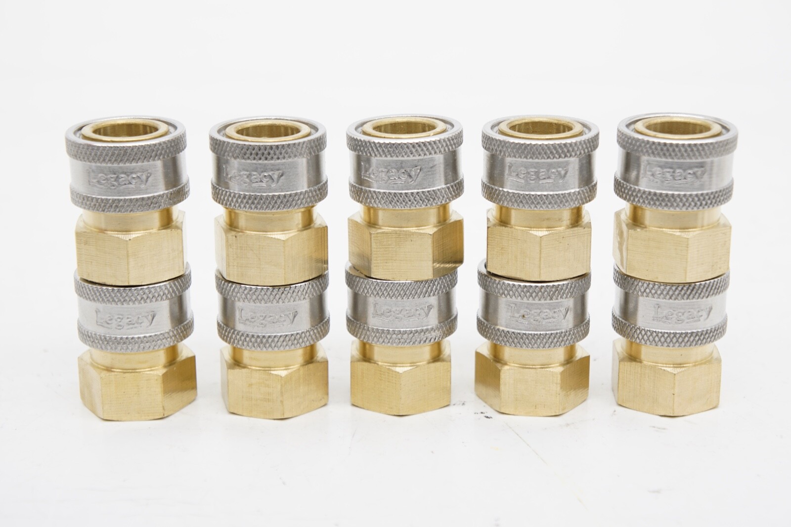 10Pc Legacy 9.802-166.0 4000 PSI 3/8″ FPT Pressure Washer Hose Quick Coupler Soc