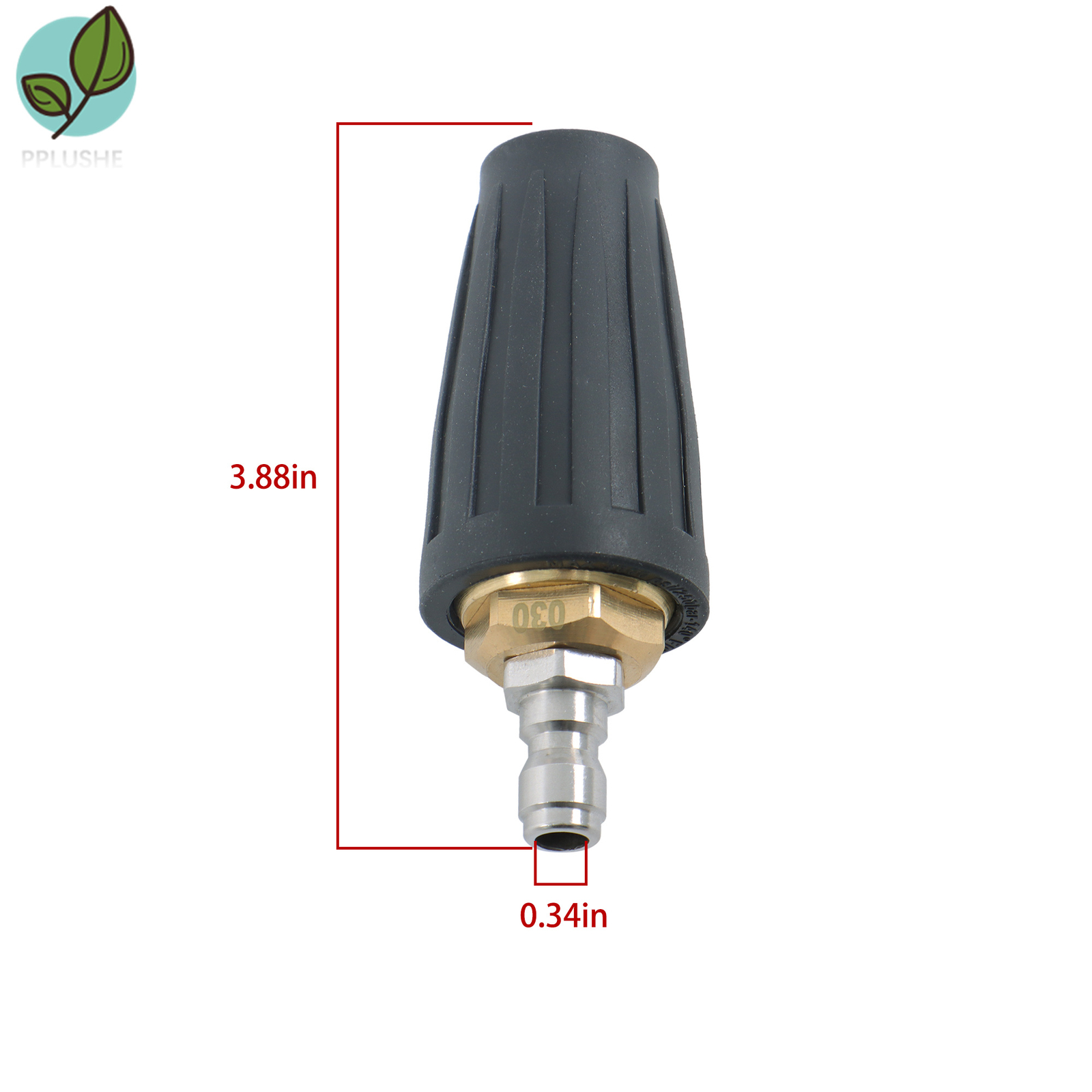 3600 Psi 1/4 Inch High Pressure With 5 Spray Nozzles Rotating Turbine Nozzle Set
