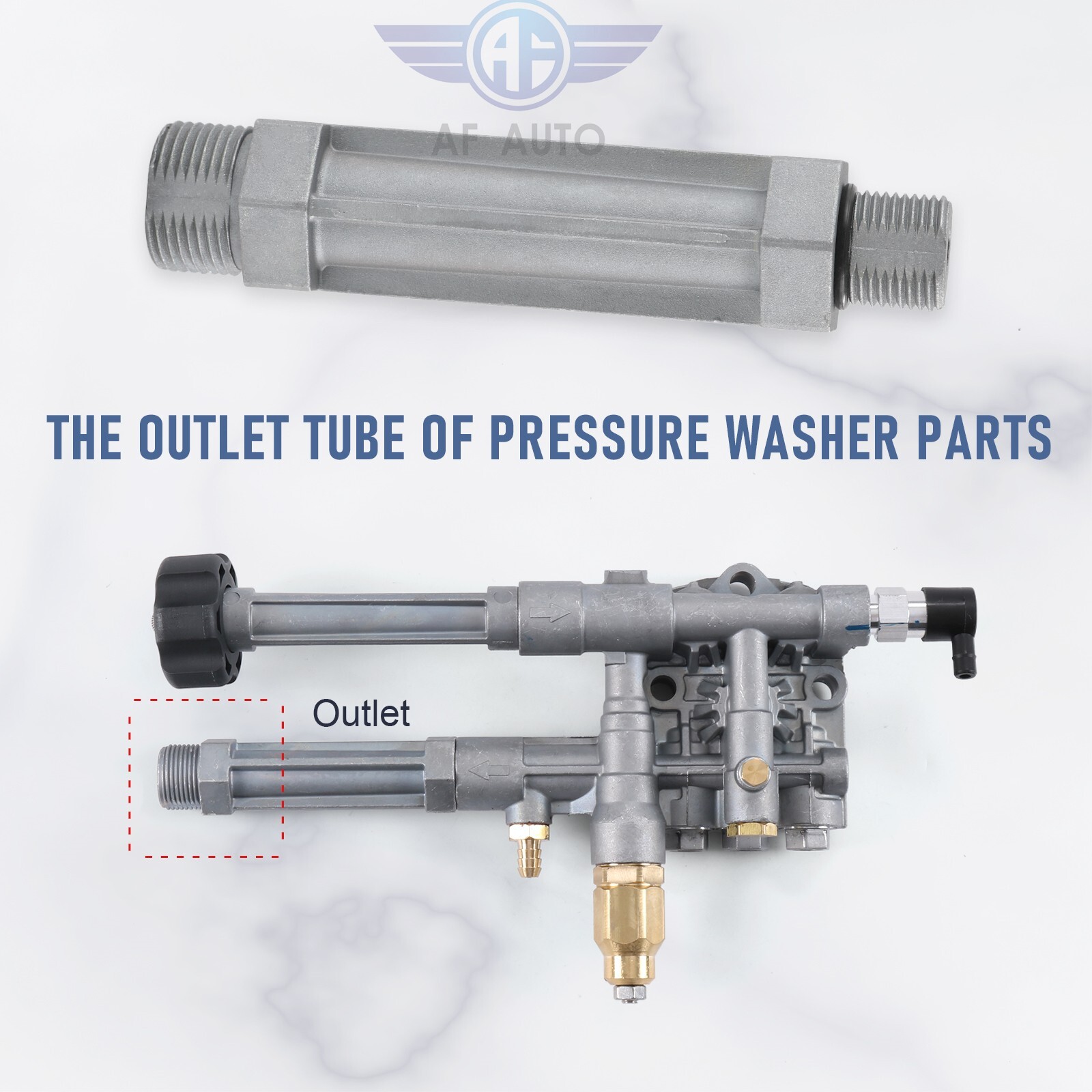 Power Pressure Washer Pump WATER OUTLET TUBE For 190589GS 190634GS 201497GS