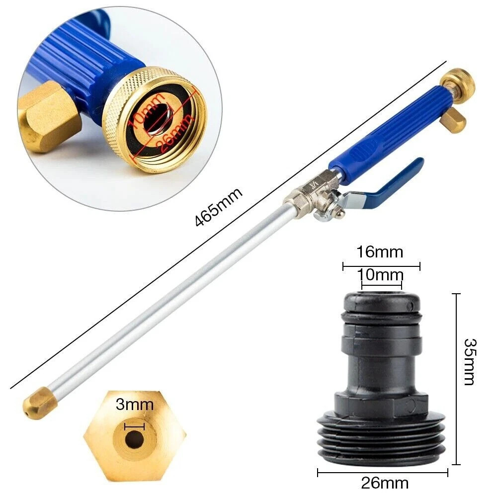 High-pressure washer spray gun nozzle rod accessory garden hose