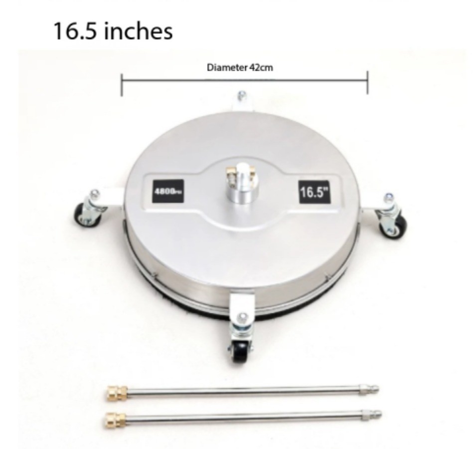 Stainless Steel Pressure Washer Quickly Connected To The Gas-electric Washer