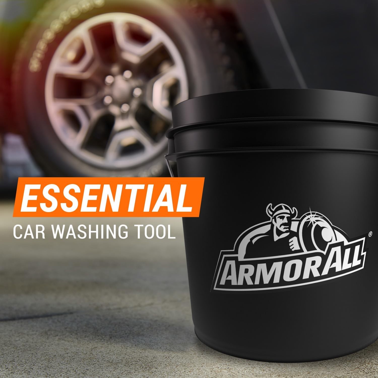 Heavy Duty Car Wash Bucket – 3.5 Gallon, Durable Cleaning Tool for Vehicles