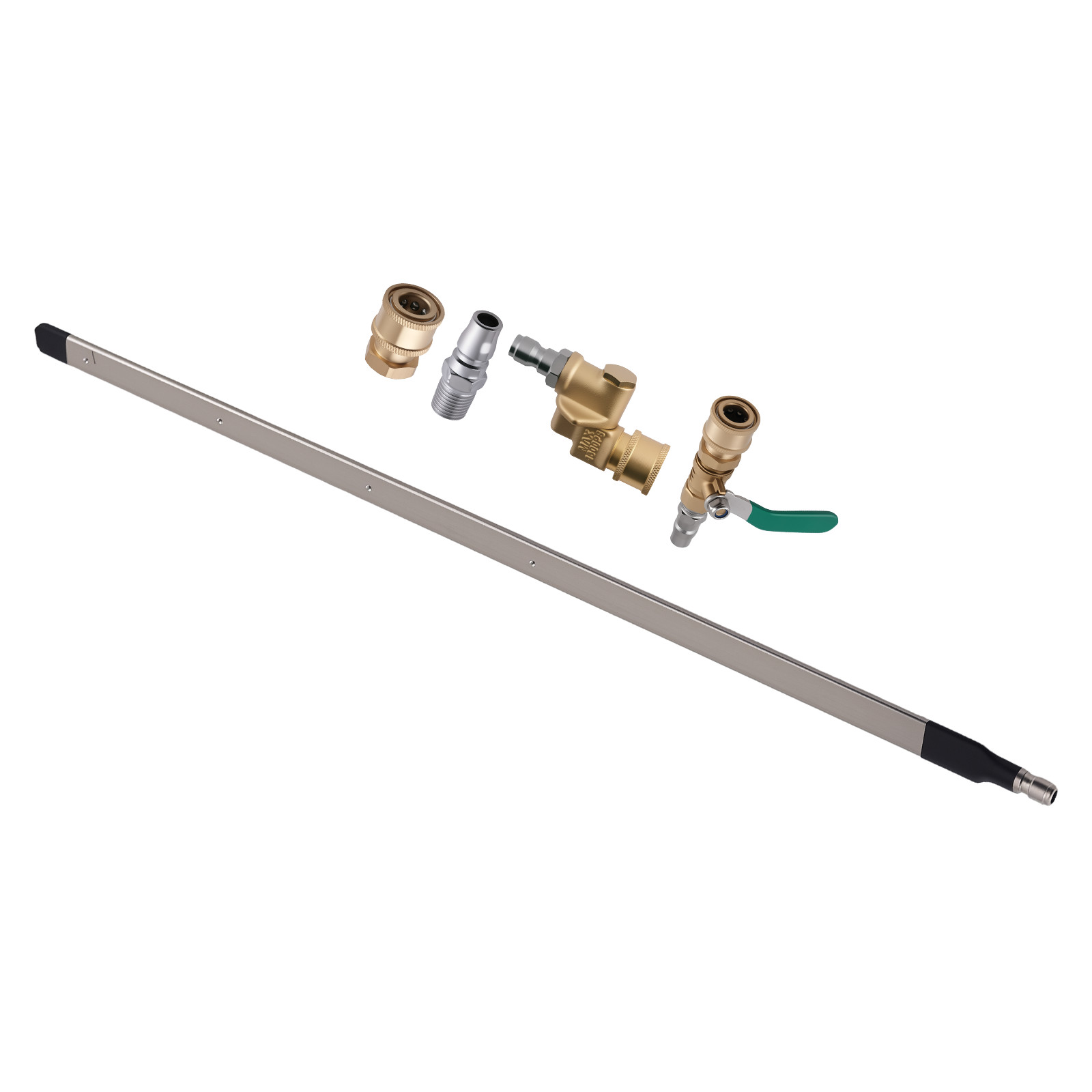 24in Stainless Steel Radiator Cleaning Wand High Pressure Cleaner Tool Kit