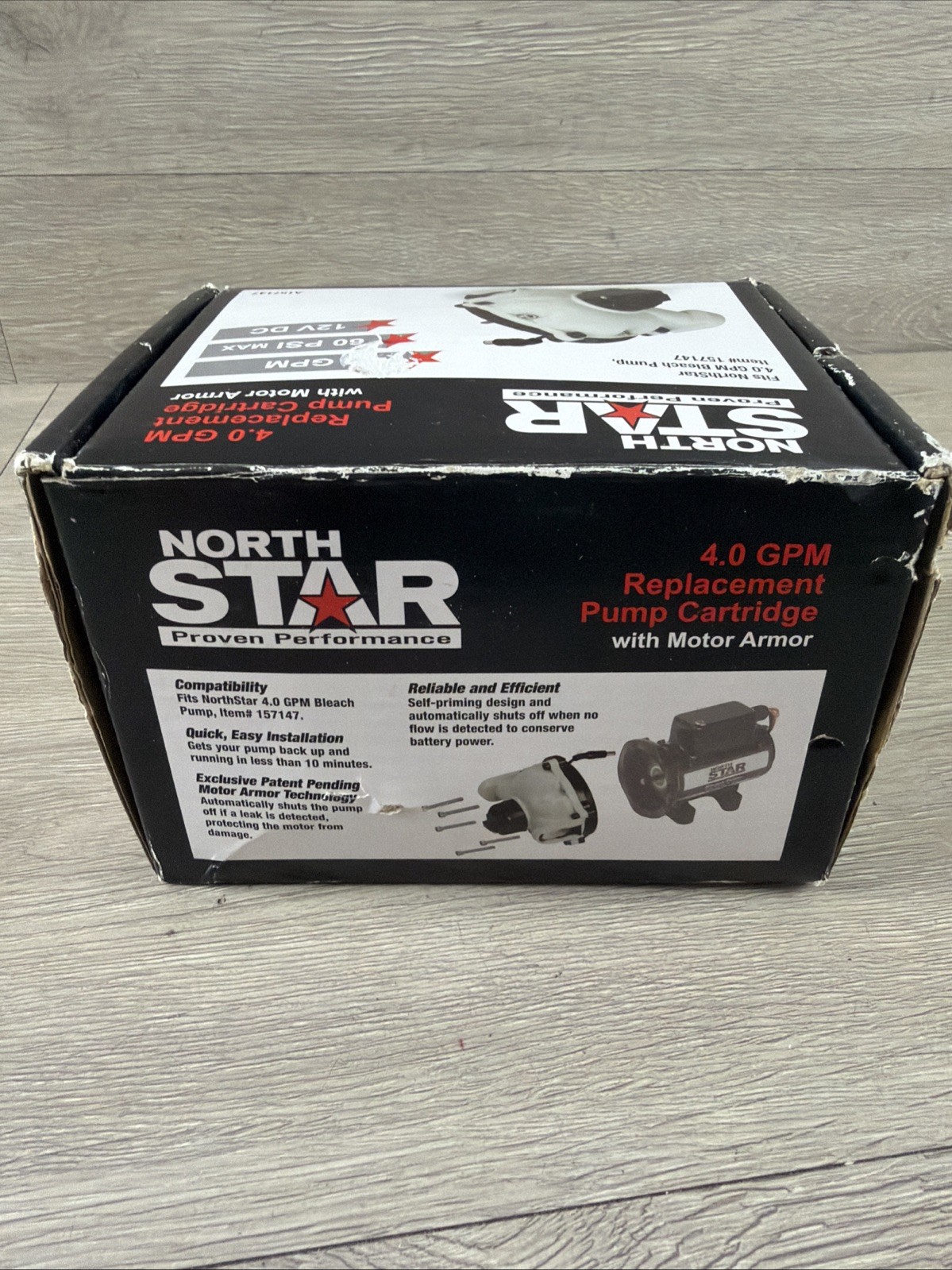 North Star Replacement 4.0 GPM 60 PSI Bleach Pump Cartridge 157147