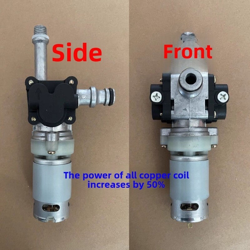 21V Cordless High Pressure Cleaner Water Gun Motor Zinc Alloy Plunger Pump