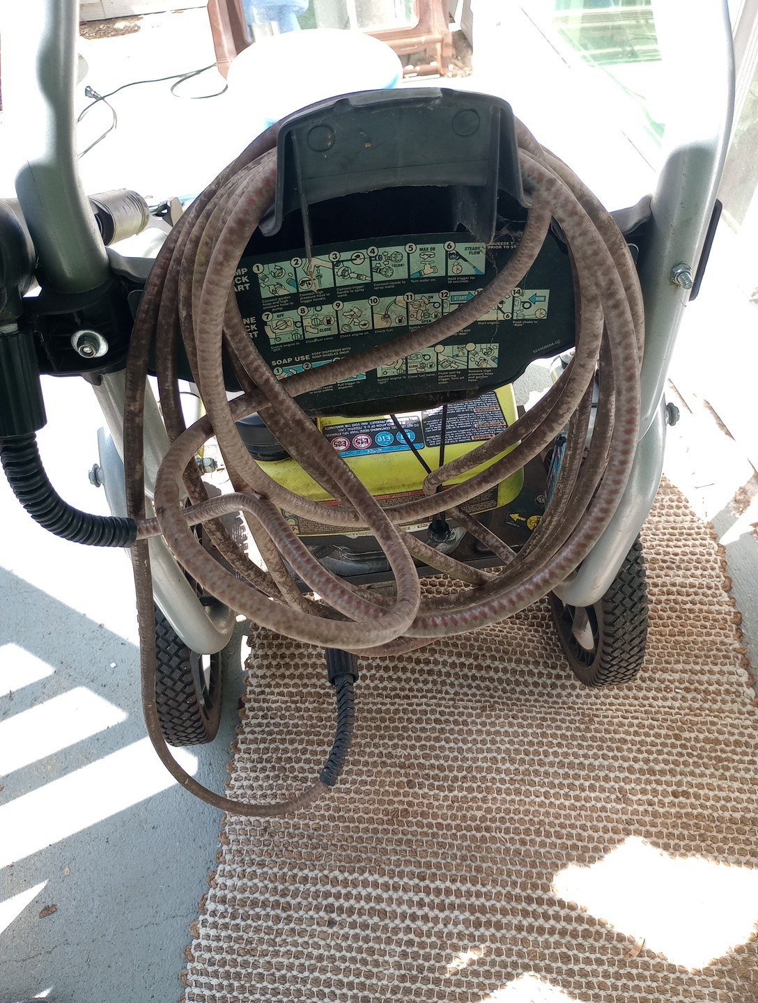 RYOBI3100 PSI 2.5 GPM Cold Water Gas Pressure Washer with Honda GCV190 Engine