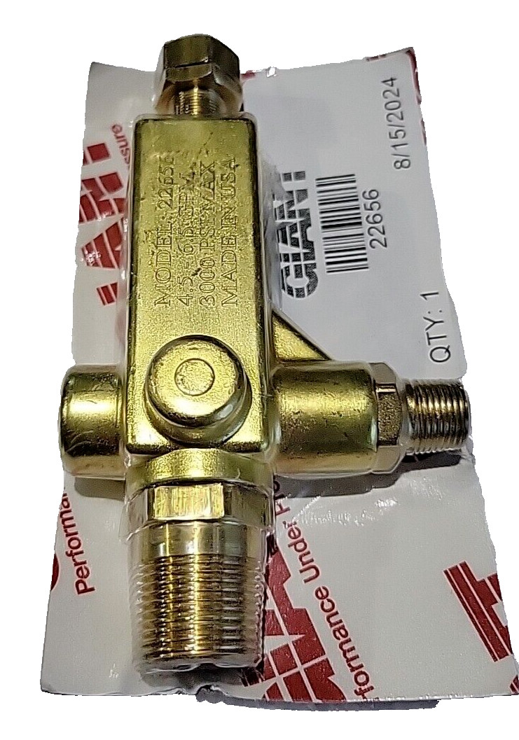 Giant 22656 Unloader Valve, 3000 PSI Max. 6.5 GPM Max. – USA Made