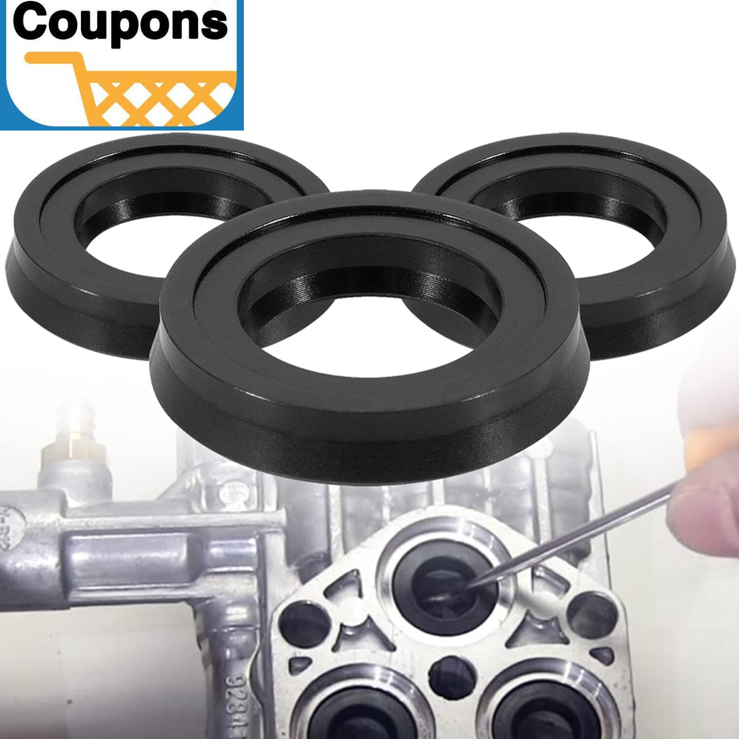 42122 High Pressure Washer Pump Water Seal Kit for Annovi Reverberi Rmv,Rmw,Srmw