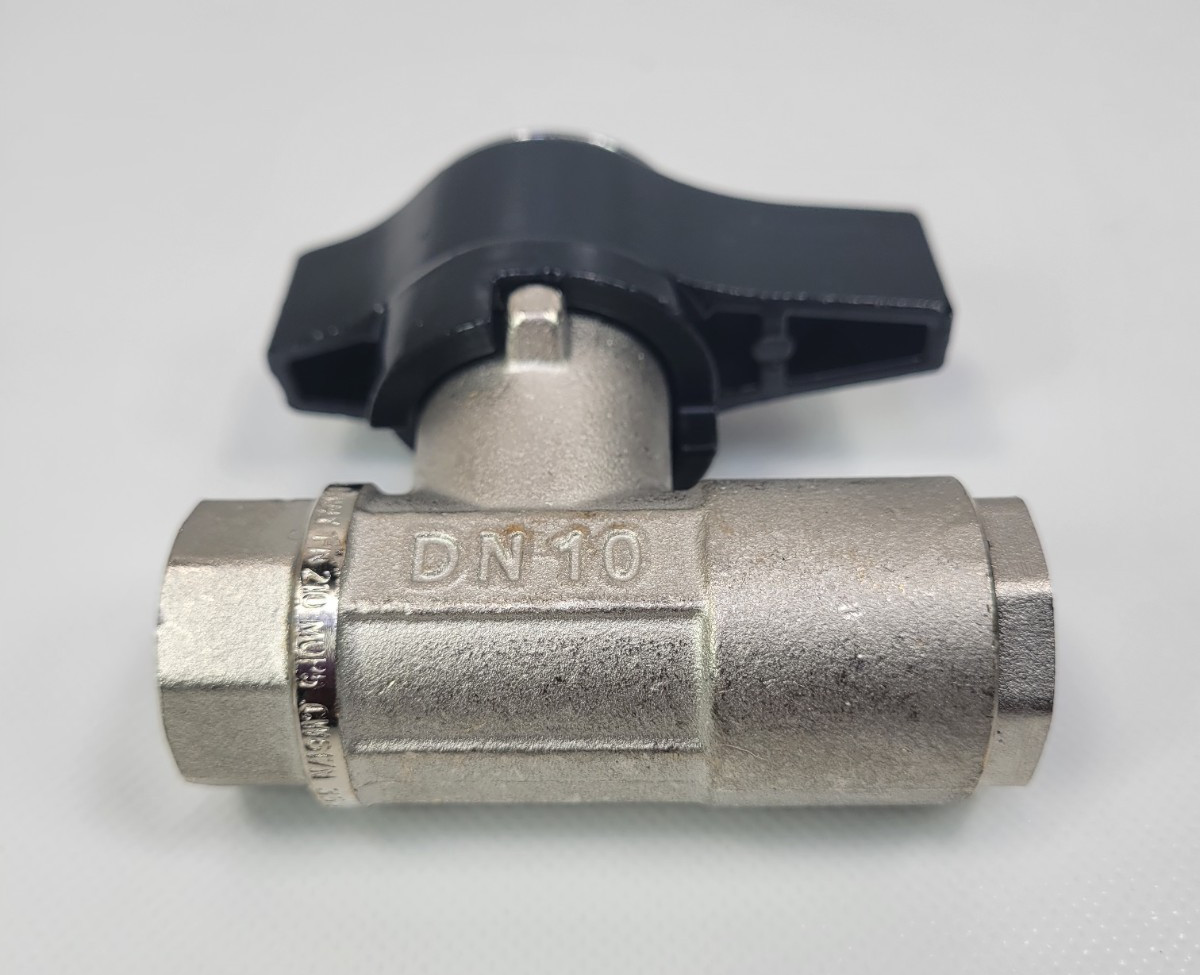 MTM Hydro 3/8″ Brass Ball Valve 20.0032 Veloci SoftWash DN10 Premium Plated New