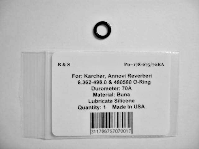 Karcher 6.362-498.0 / AR 480560 / O-Ring / 6.75 X 1.78 NBR 70 / R&S 178-675/70KA