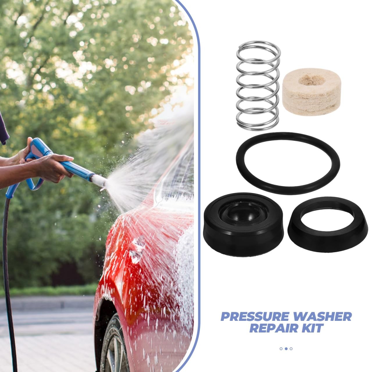 INOOMP Pressure Washer Pump Seal Kit with Assorted Sealing Gaskets and Valve …