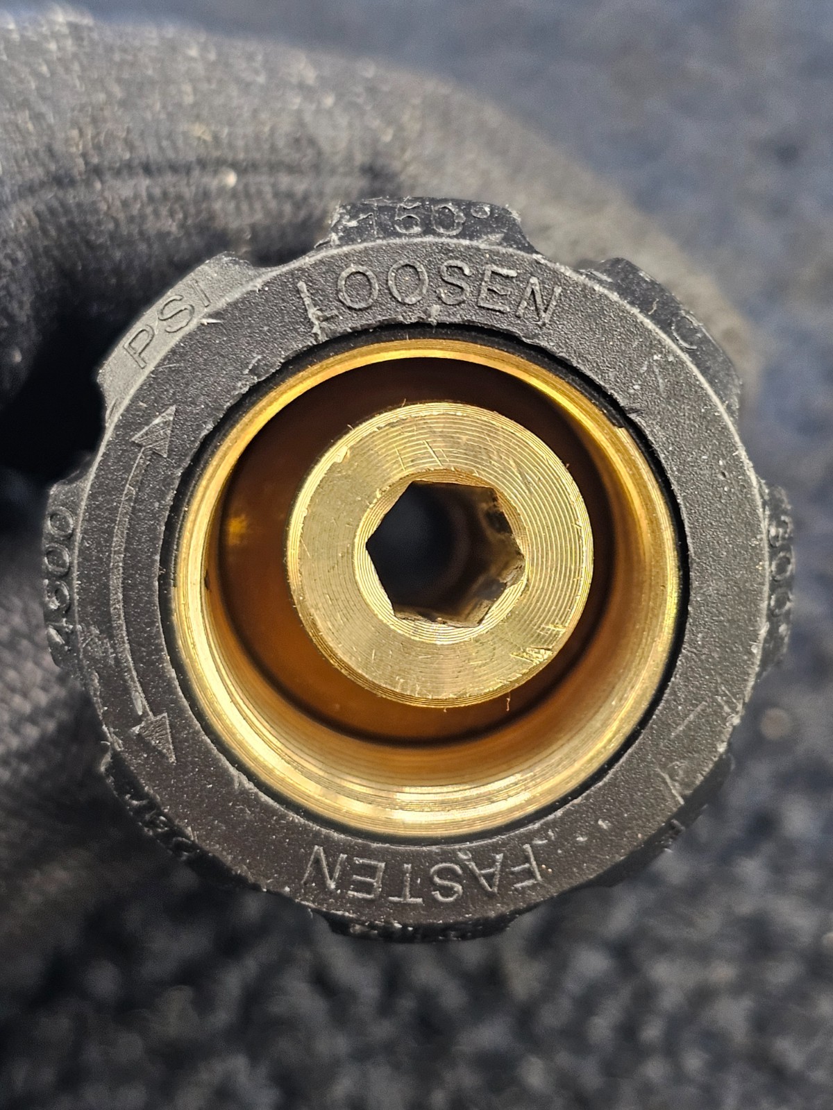 (QTY 2) 1/4″ High Pressure Washer Hose Adapter Quick Connector 4500 Psi 300°F