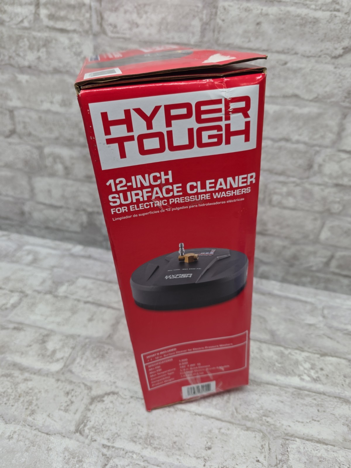 Hyper Tough 12″ Surface Cleaner for Electric Pressure Washers