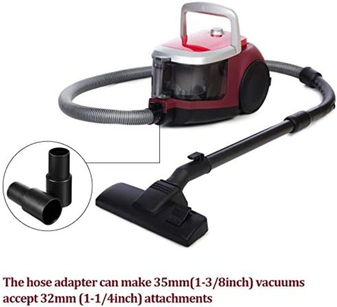 2 Pieces Cleaner Adapter 35mm (1-3/8 Inch) to 32 mm (1-1/4 Inch) for Inner Diame