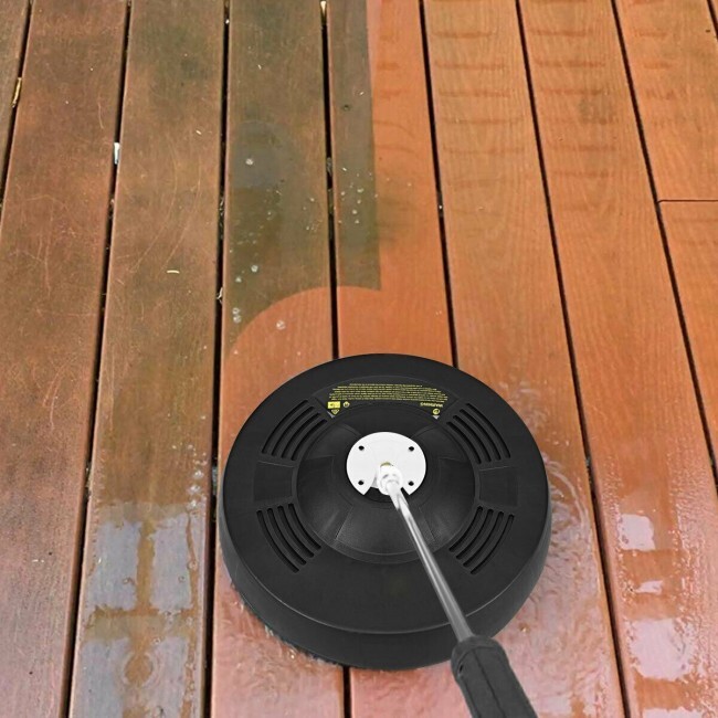 Costway Utility Surface Cleaner Pressure Washer Attachment 3000 PSI 16-Inch Head