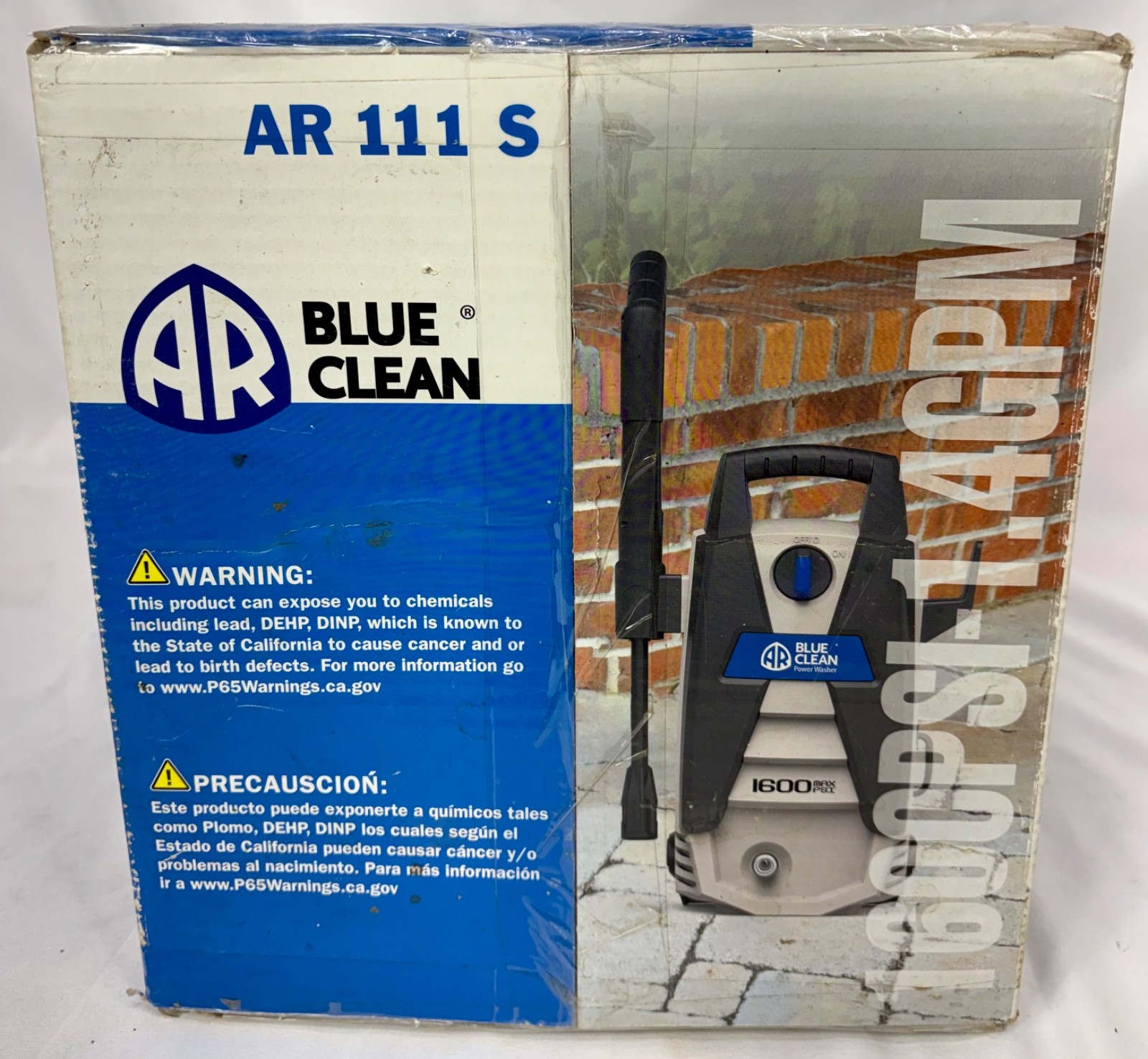 BRAND NEW Blue Clean AR 111 S 1600PSI-1.4GPM Electric Pressure Washer