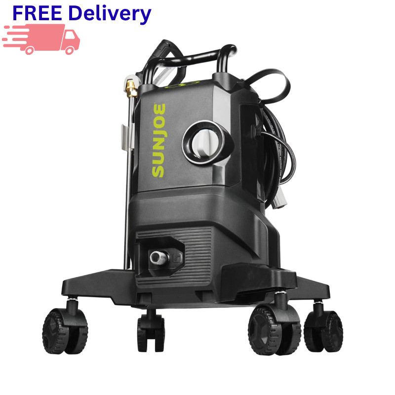 Sun Joe Electric Pressure Washer 2200 PSI 1.1 GPM Wheeled Foam Cannon Kit