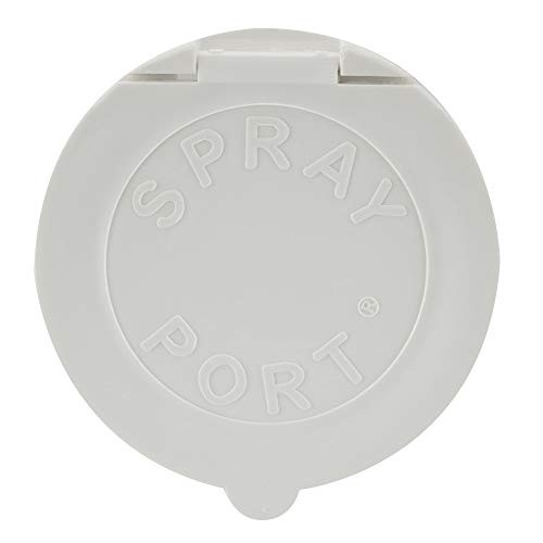 RV Exterior Spray Port Hook-Up Connector (Port Only) () White