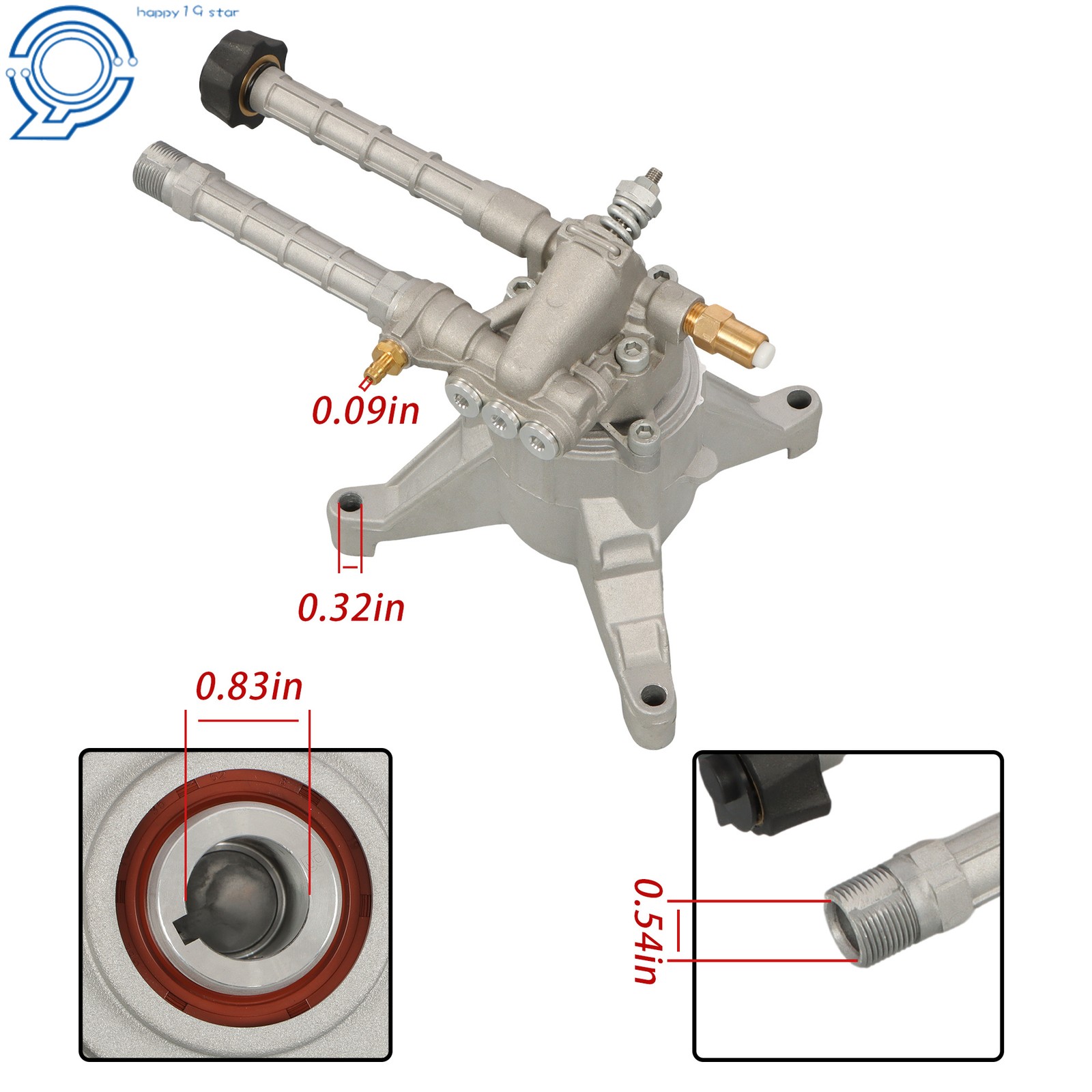Fits For SRMW22G26 High Pressure Washer Pump 2800 Psi Pressure Washer Pump Head