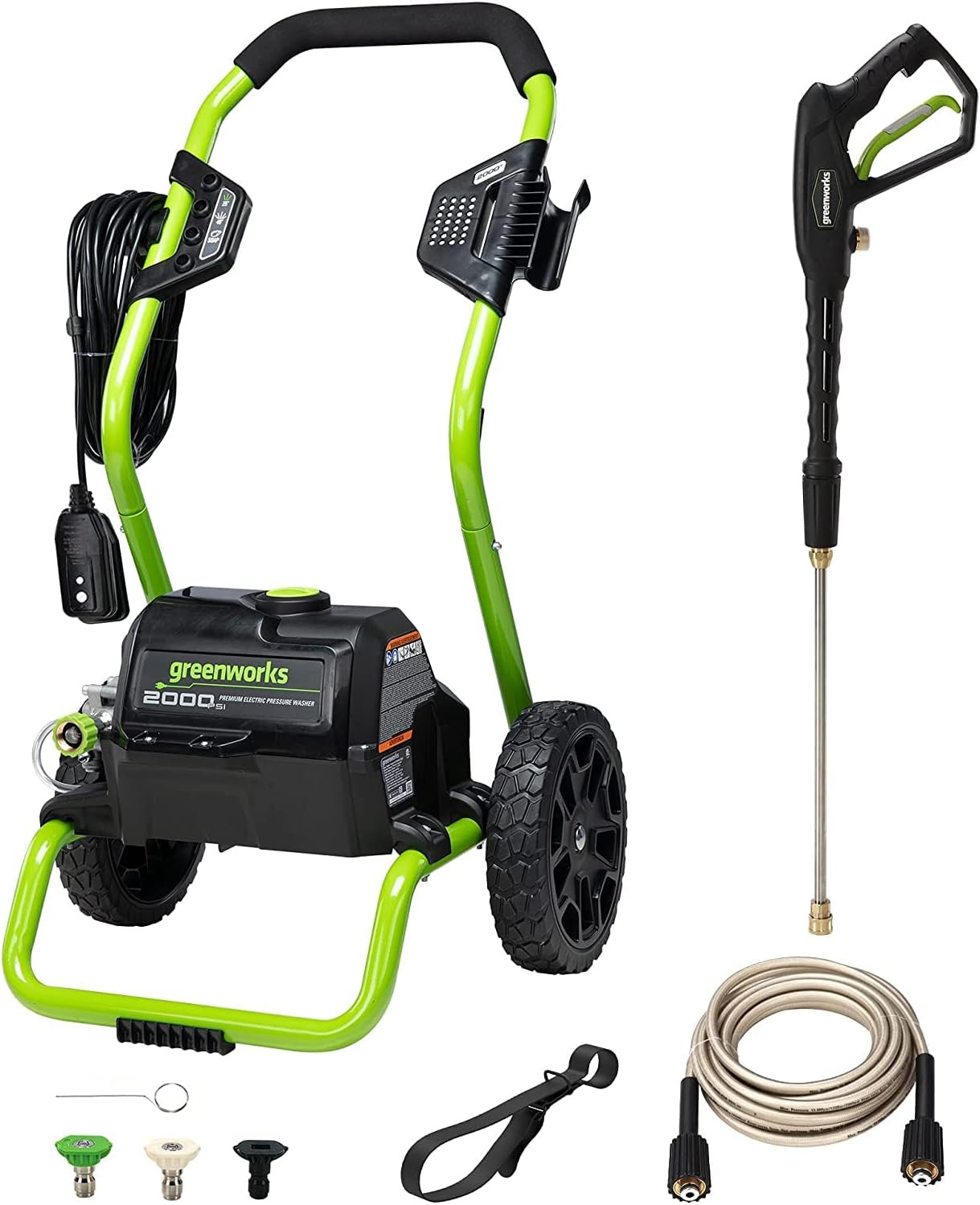 2000 Max PSI @ 1.1 GPM (13 Amp) Electric Pressure Washer GPW2000-1RG