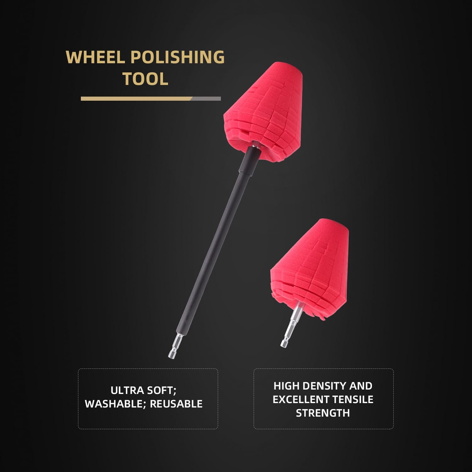 Spta Metal Polishing Tool Auto Cone Metal Polish Buffing Polishing Ball Drill