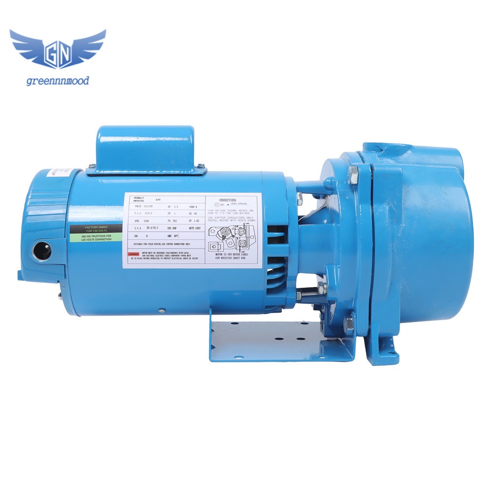 1.5 HP GT15 Water Well Irrigation Sprinkler Pump 1PH 115/230V Self Priming