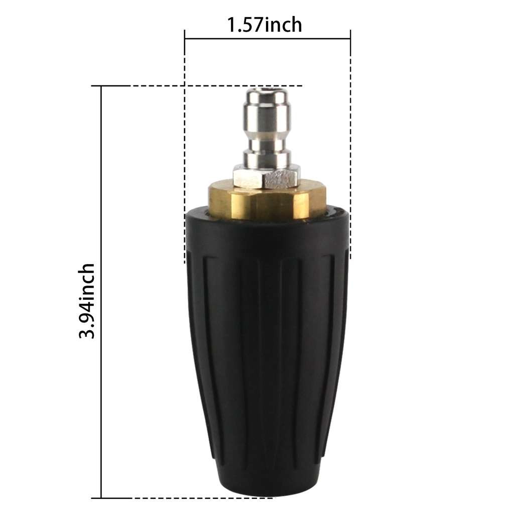 4.0GPM High Pressure Washer Rotating Turbo Nozzle Spray Tip 3600PSI 4000PSI 1/4″