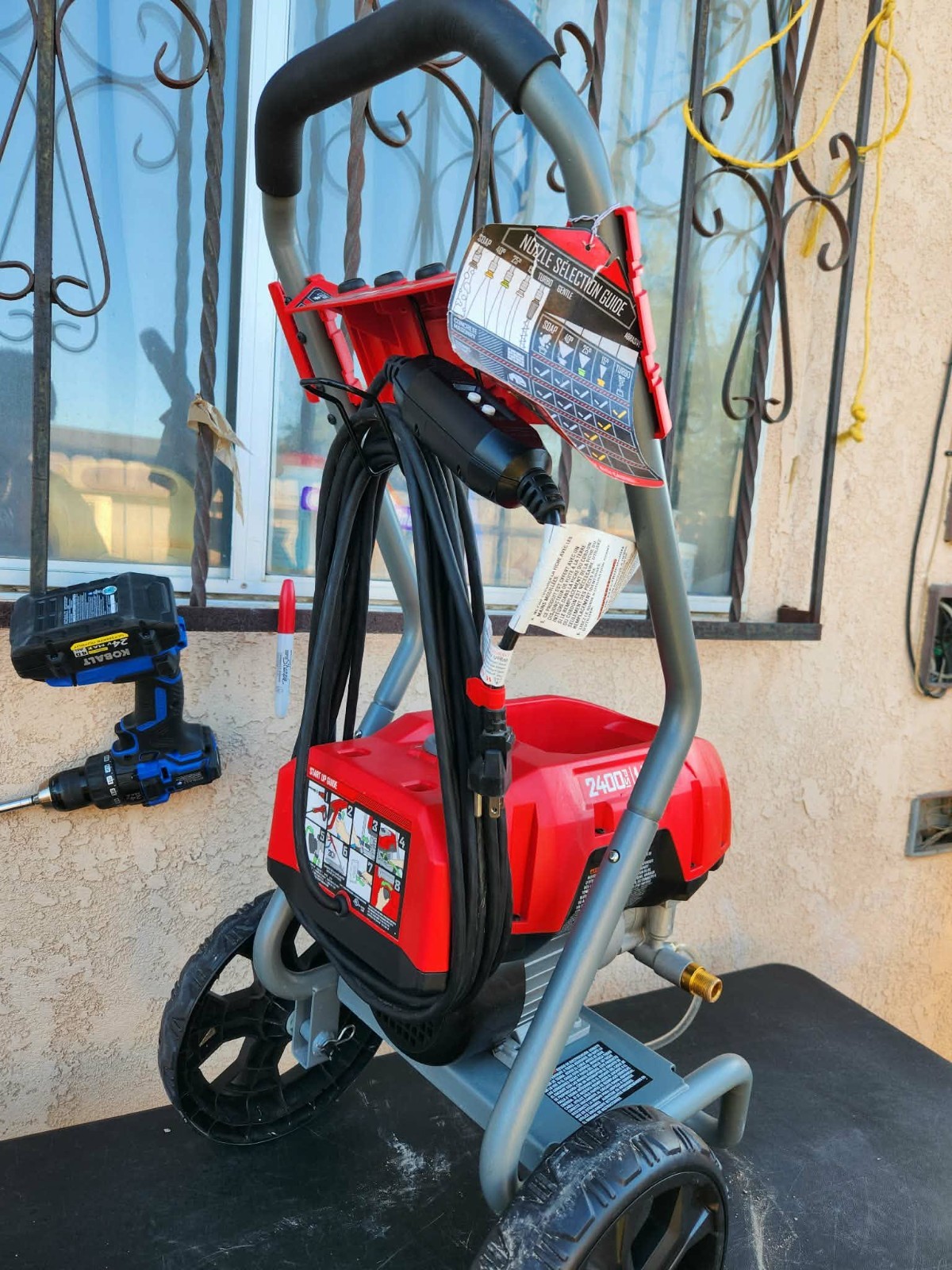 Craftsman 2400-PSI 1.1-GPM Corded Electric Pressure Washer For Parts Untested