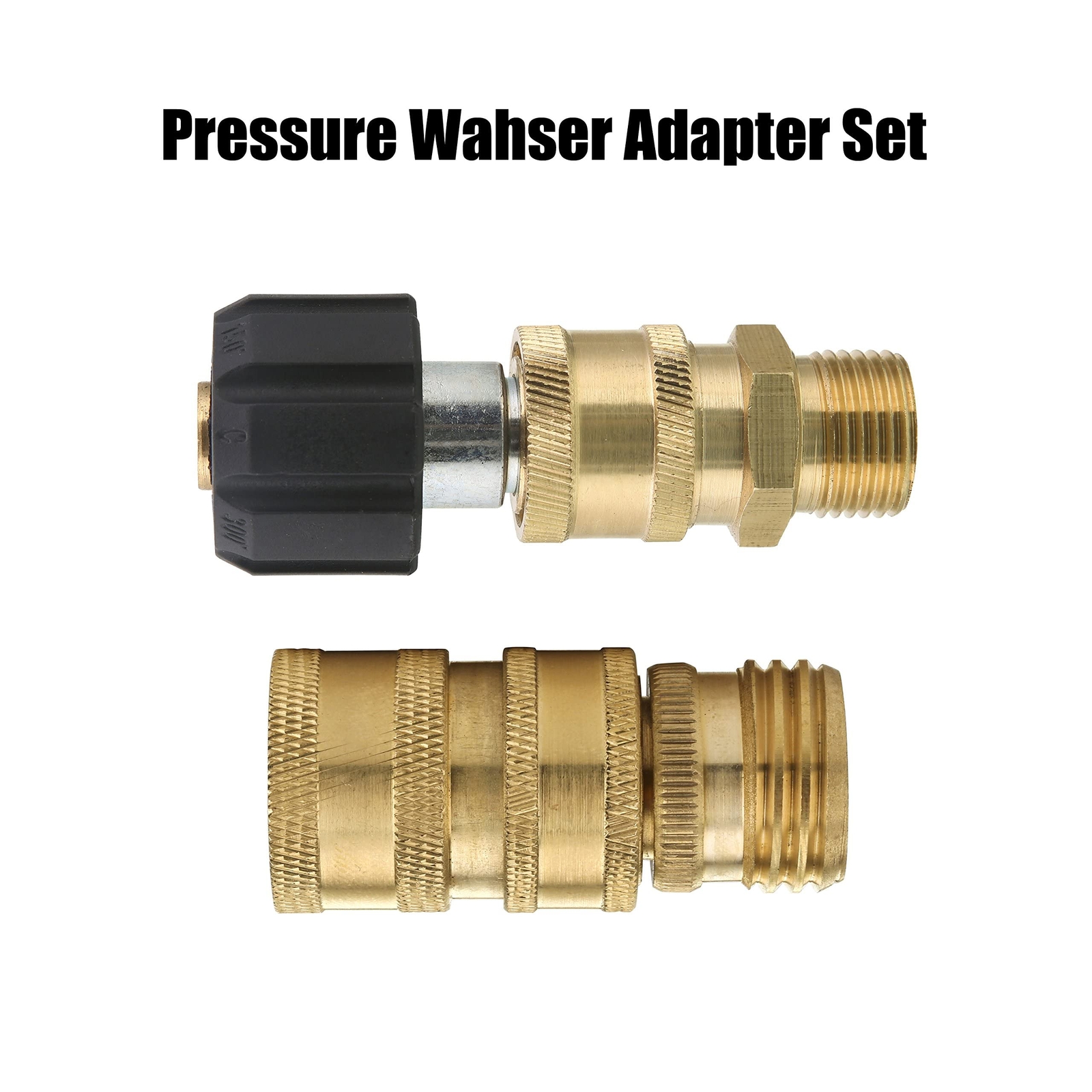 Ultimate Pressure Washer Adapter Set Quick Disconnect Kit M22 Swivel to 3/8 I…
