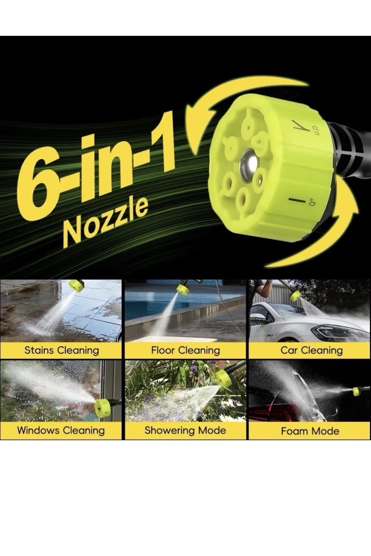 SEESE 21V Pressure Washer, BRAND NEW, Use For Car, Garden, Etc