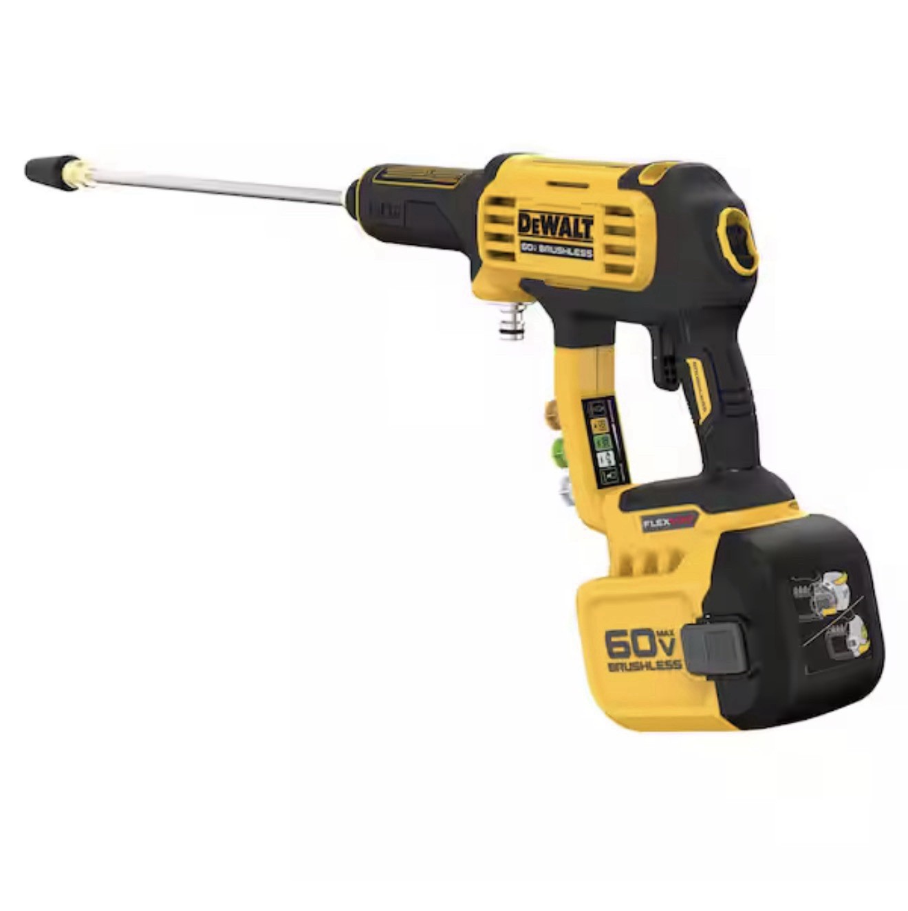 DEWALT DCPW1000 60V FLEXVOLT 1000 PSI Brushless Washer w/ Foam Cannon