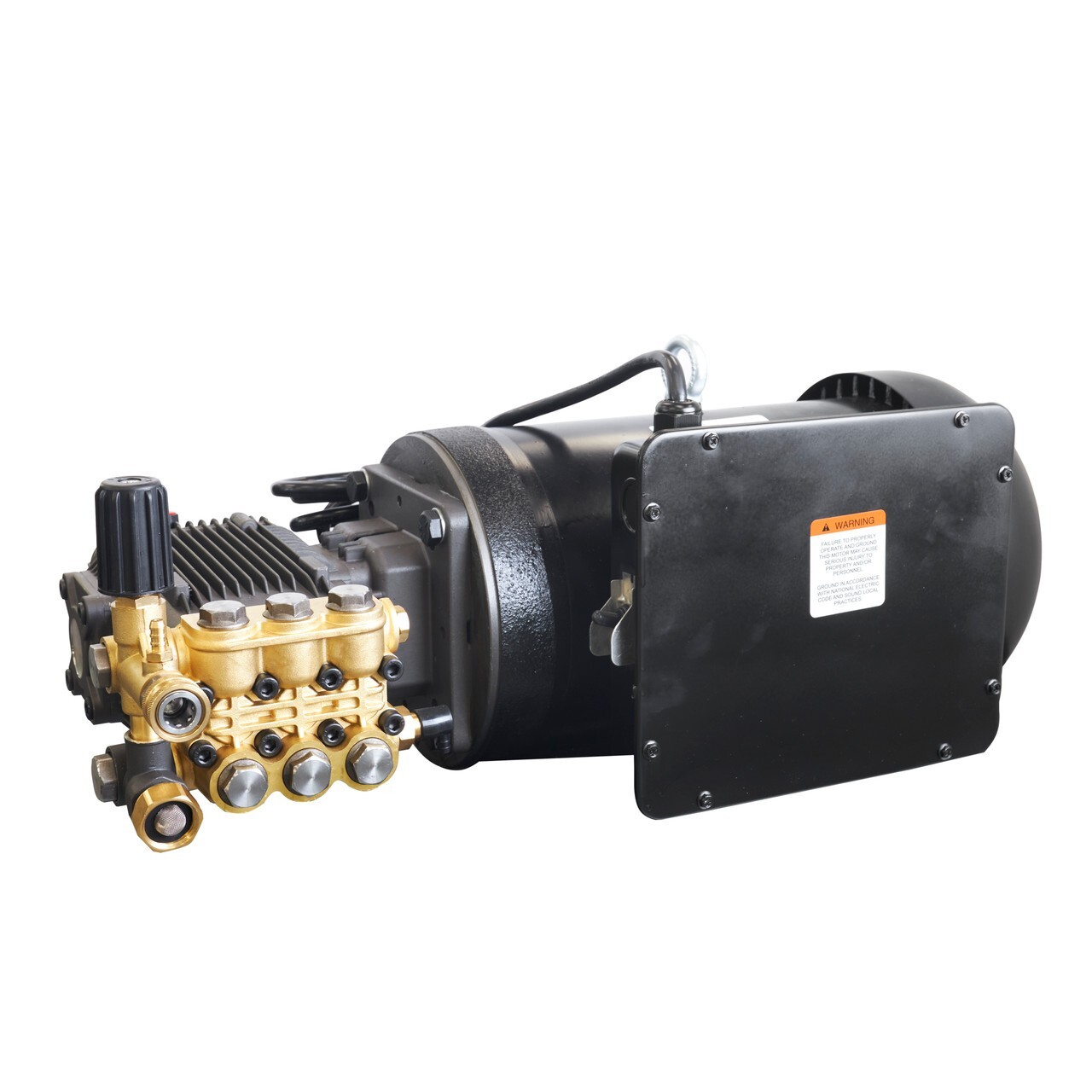 Canpump Electric Pressure Washer: 5 hp Half-Speed Motor 230 V, Triplex Pump