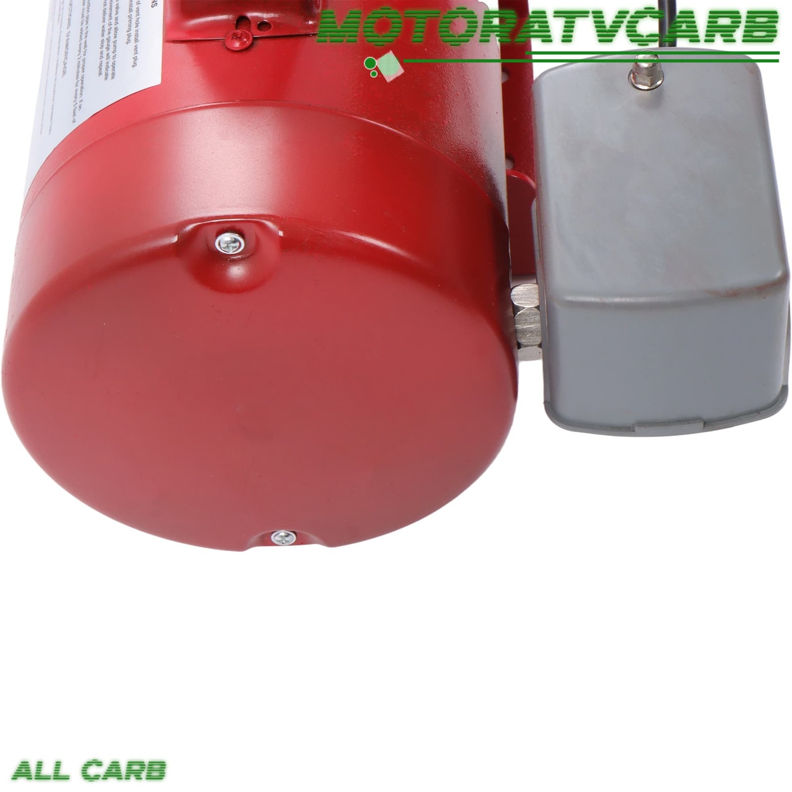 ALL-CARB 1HP 23GPM Dual Voltage 115/230 Volt Cast Iron Shallow Pump Red 602208