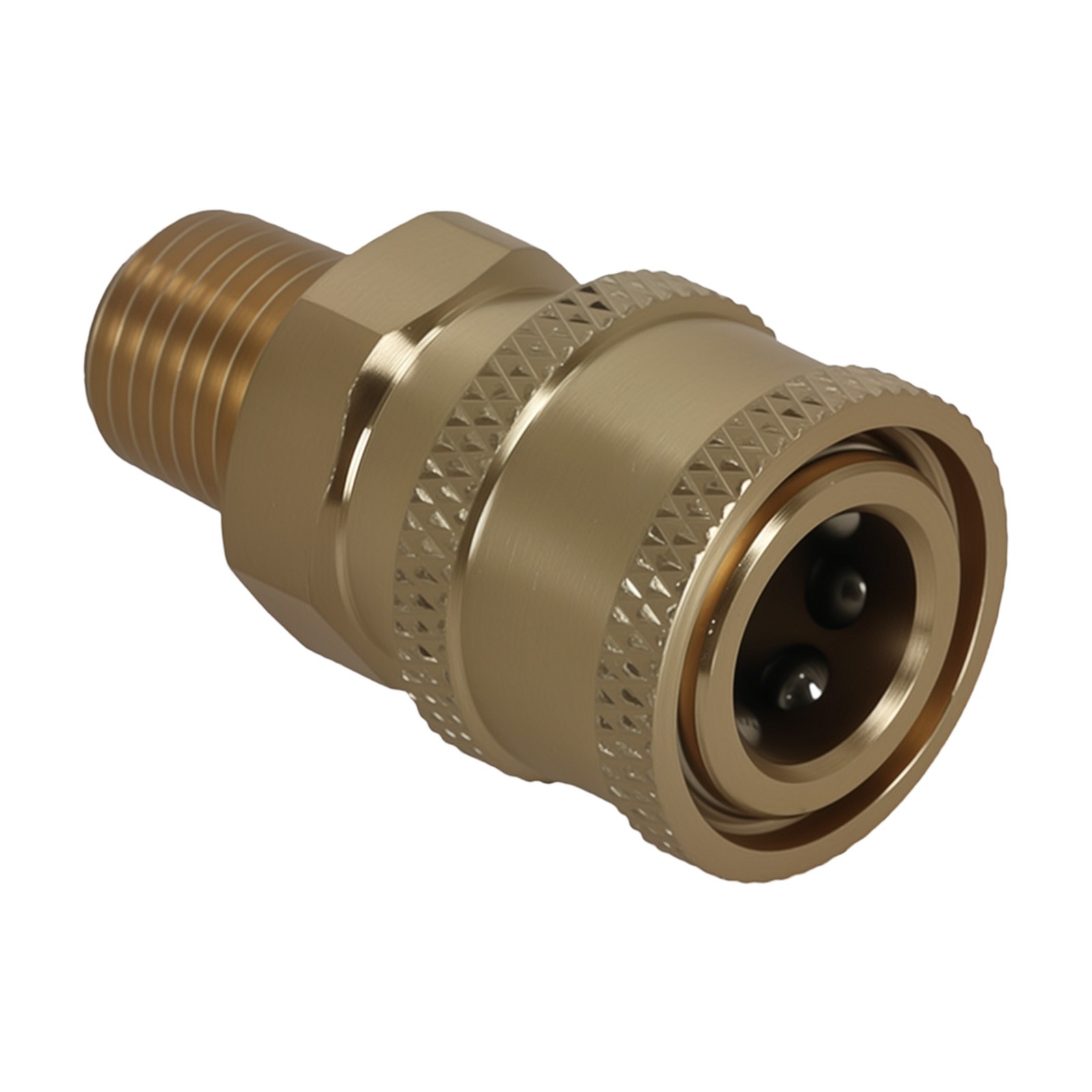 2Pcs 1/4″ Quick Connect Male NPT Thread High Pressure Washer Fitting Coupler