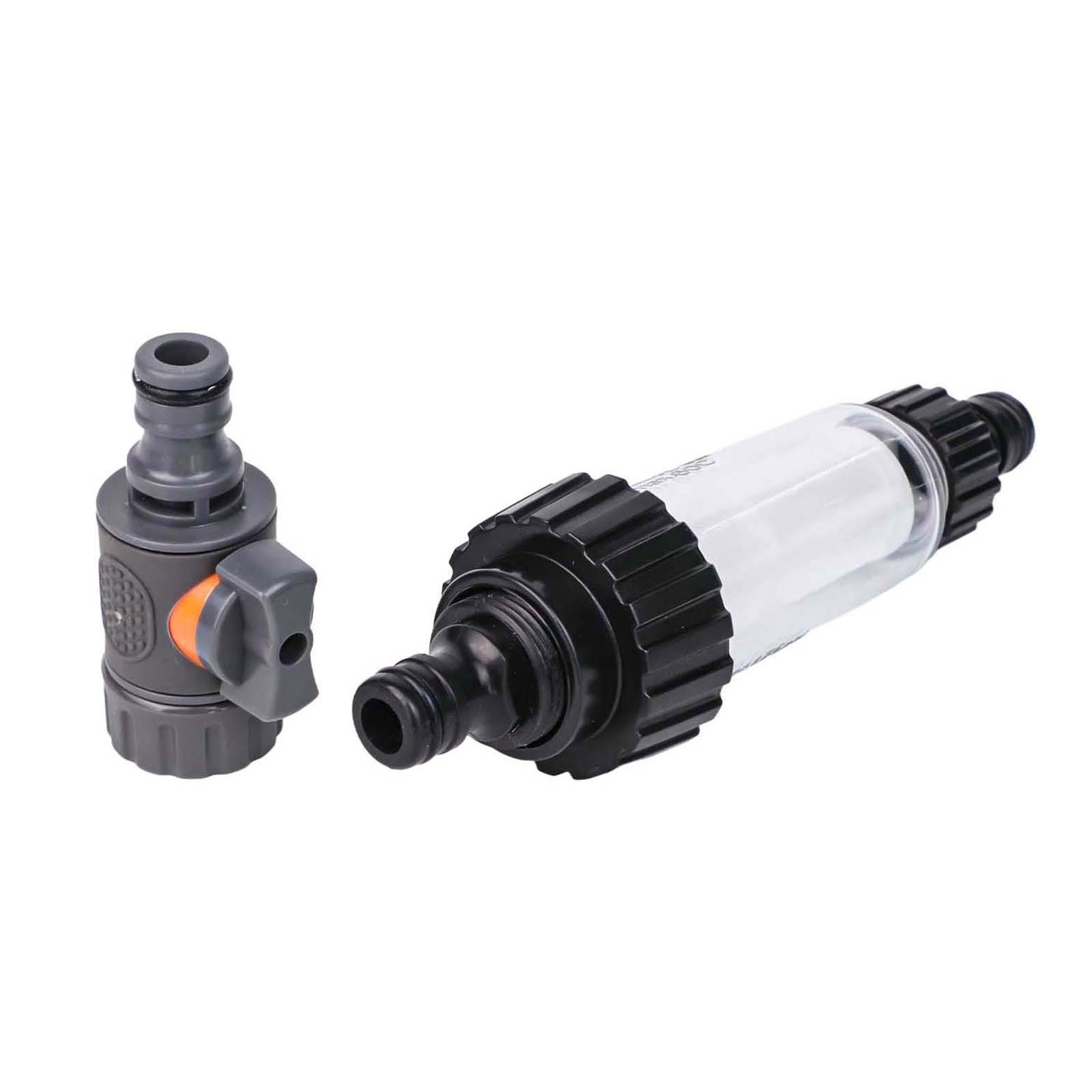 Water Filter and Valve Set for Pressure Washers RVs and Outdoor Gardening