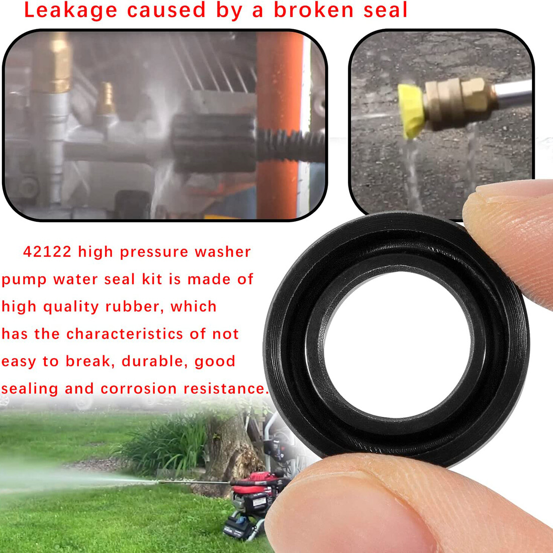 for Annovi Reverberi RMW2G24 Water Seal Repair Kit AR42122 Pressure Washer Pump