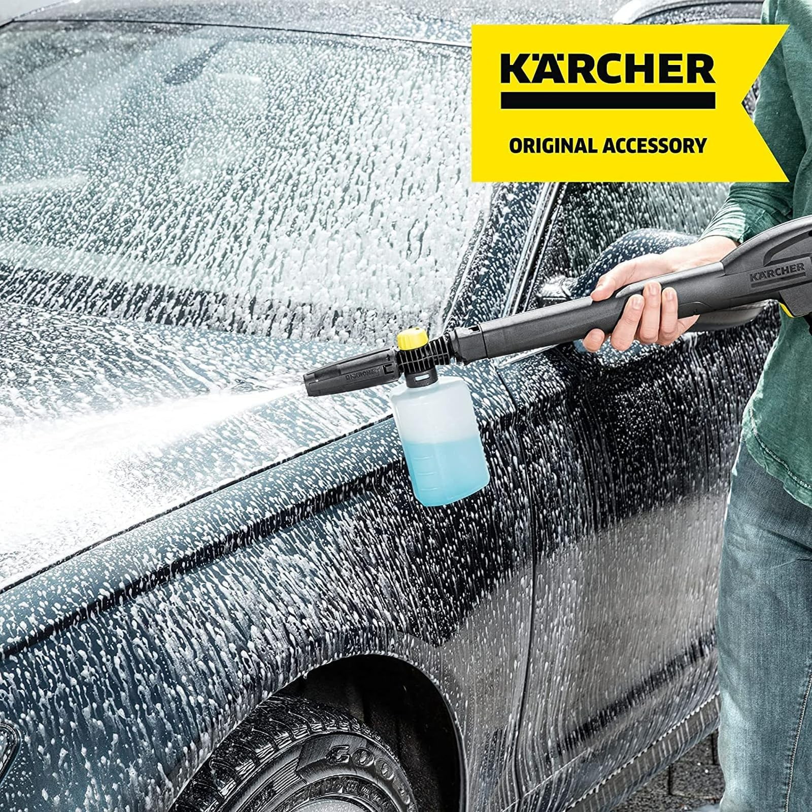 FJ6 Foam Cannon for Karcher Electric Pressure Washers K1-K5 – Great for Clean…