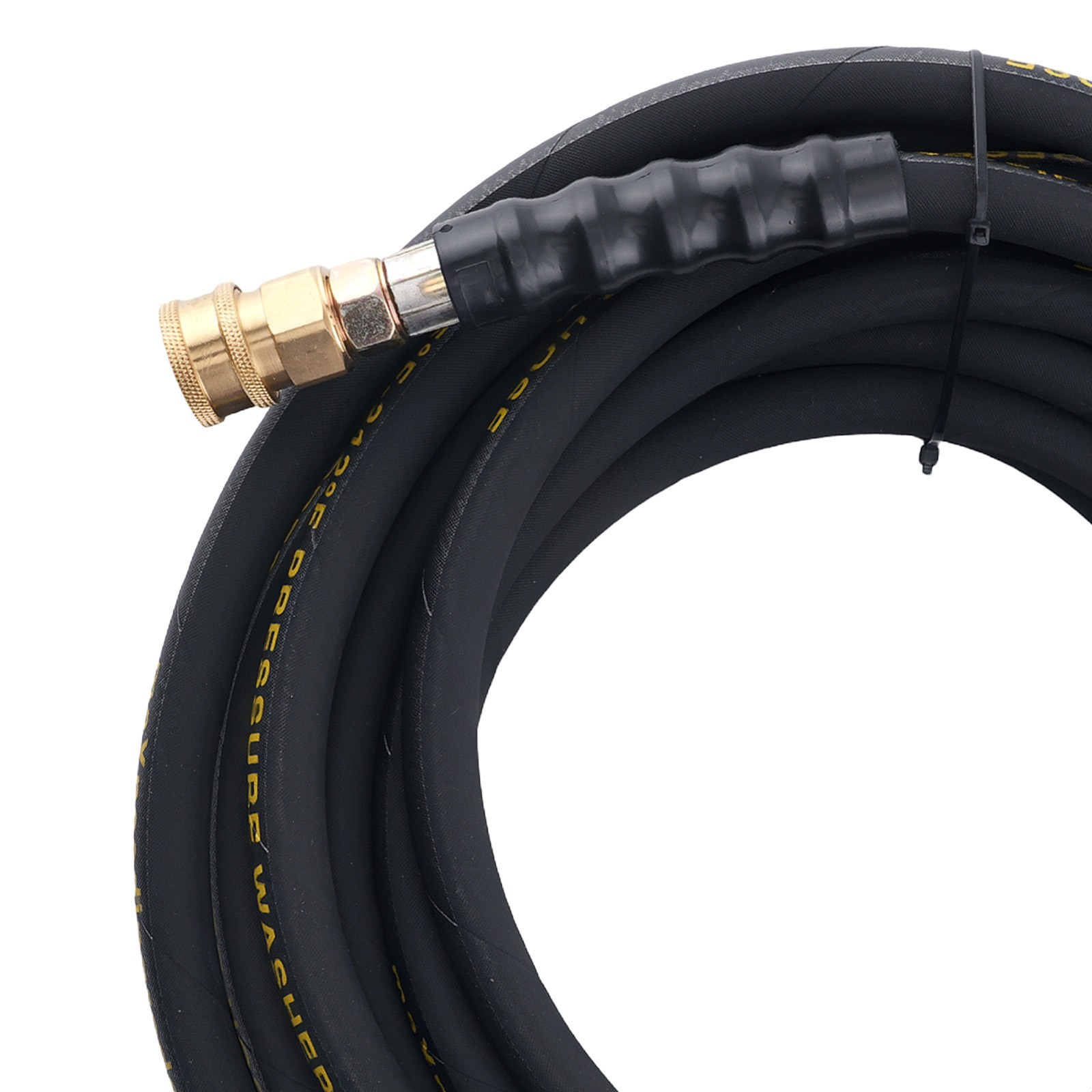 50 Ft 3/8″ Pressure Washer Hose 4200PSI Steel Wire Braid w/ M22 to 3/8″ Coupler