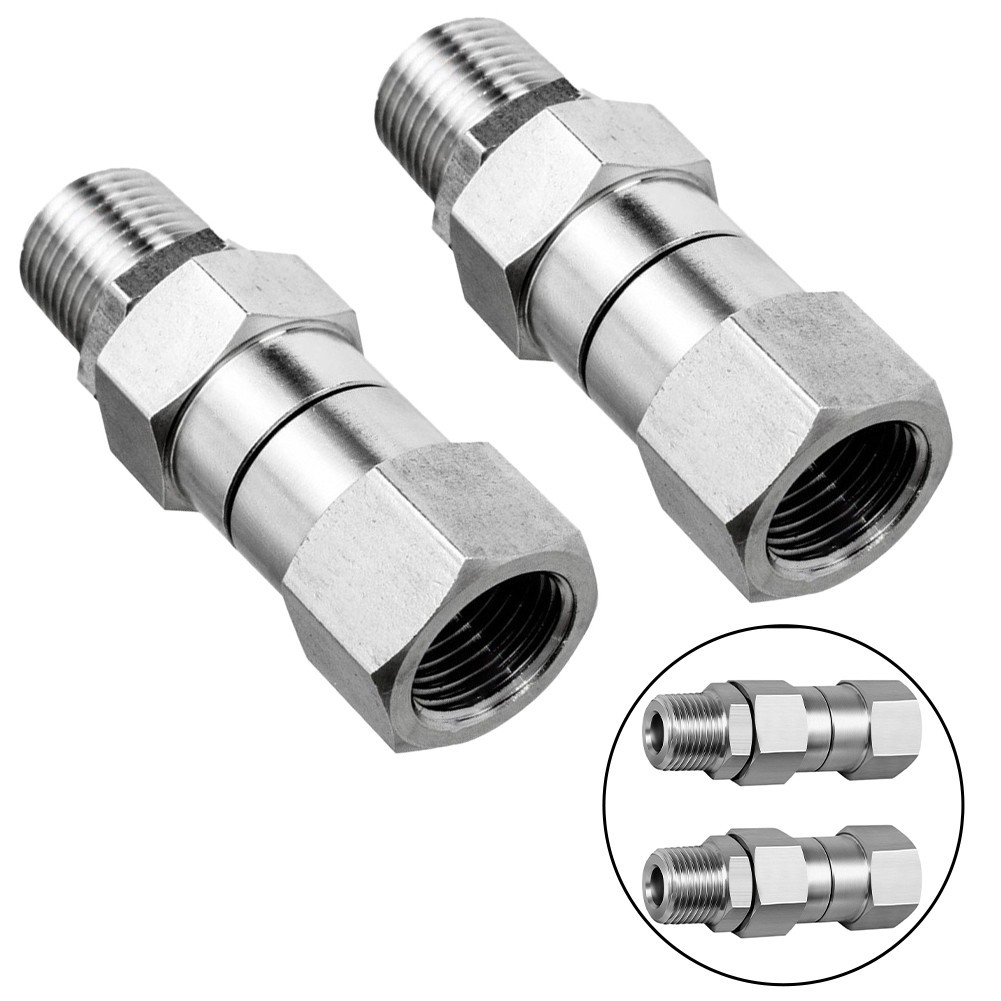 Stainless Steel 360 Degree Swivel Fitting for Pressure Washer Up to 4000 PSI