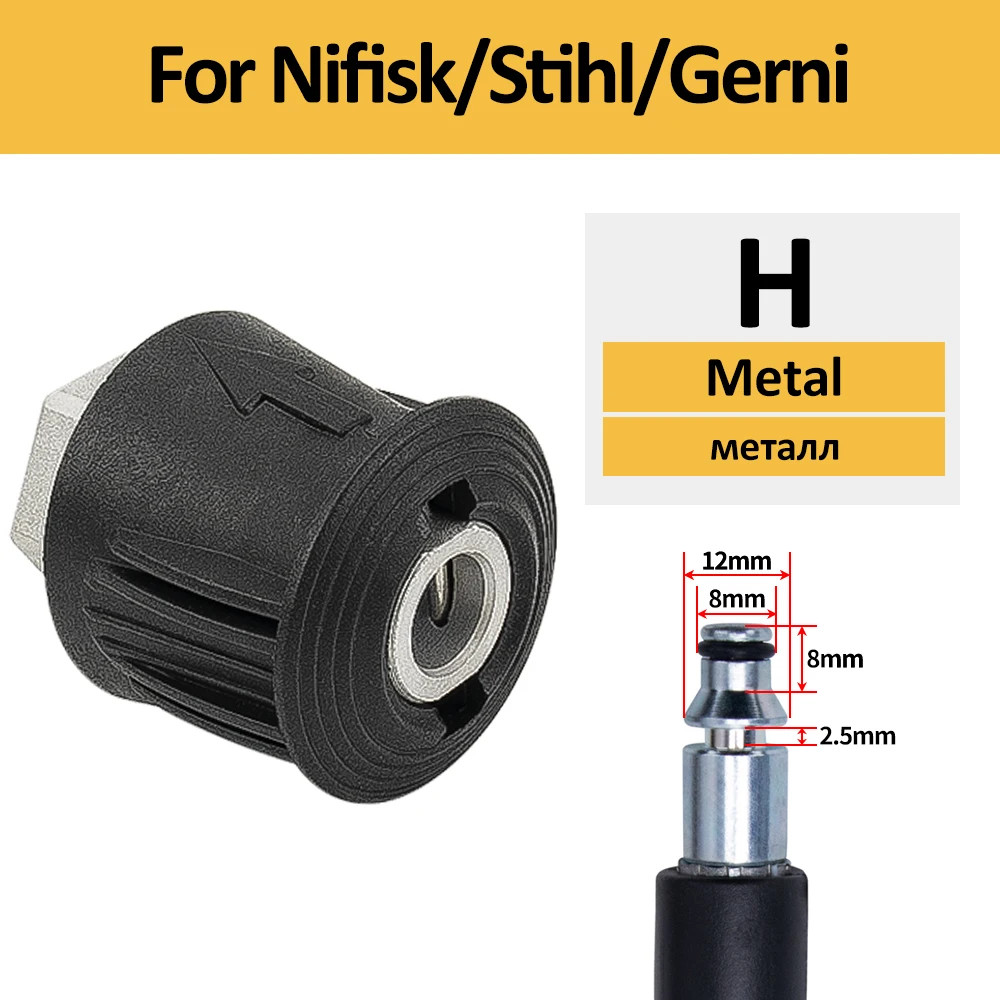 Pressure Washer Hose Connector Converter Power Washer Outlet Adapter M22 for Kar