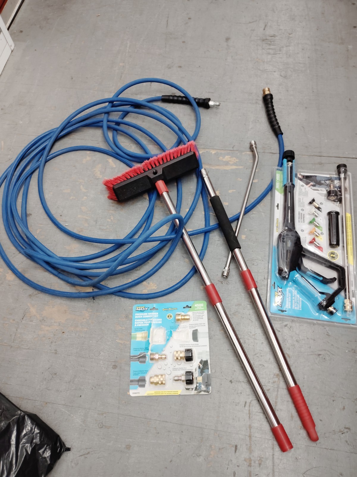 Surface Max 4500 PSI Pressure Washer Accessories Gun, Hoes, Brush And More
