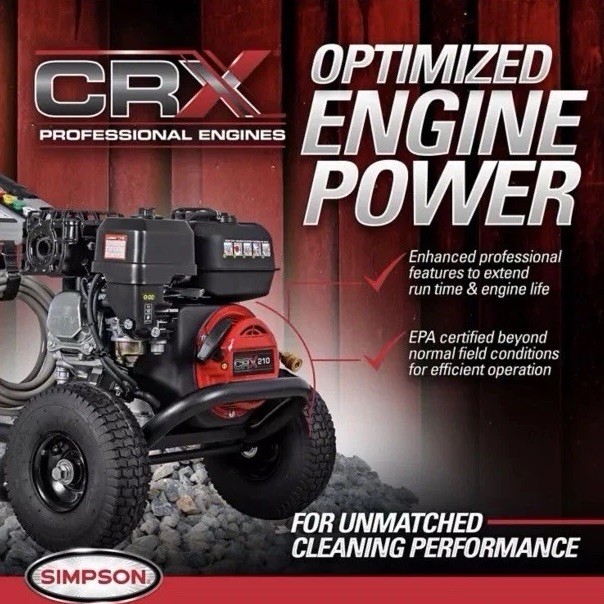 NEW SIMPSON 3,100 PSI 2.3 GPM MegaShot Residential Gas Pressure Washer MS61217