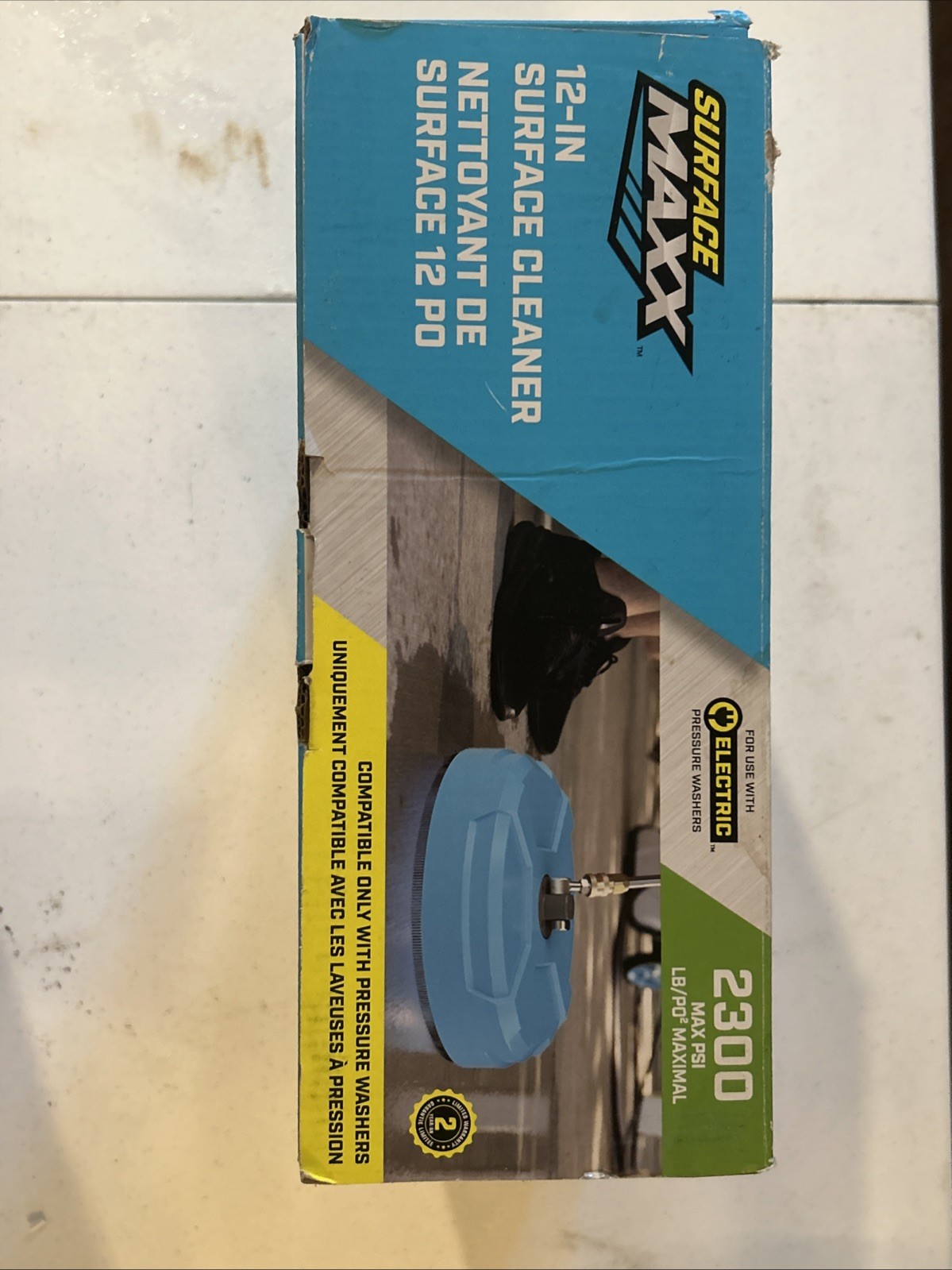 Surfacemaxx 12-in Surface Cleaner for Electric Pressure Washer 2300 PSI Max