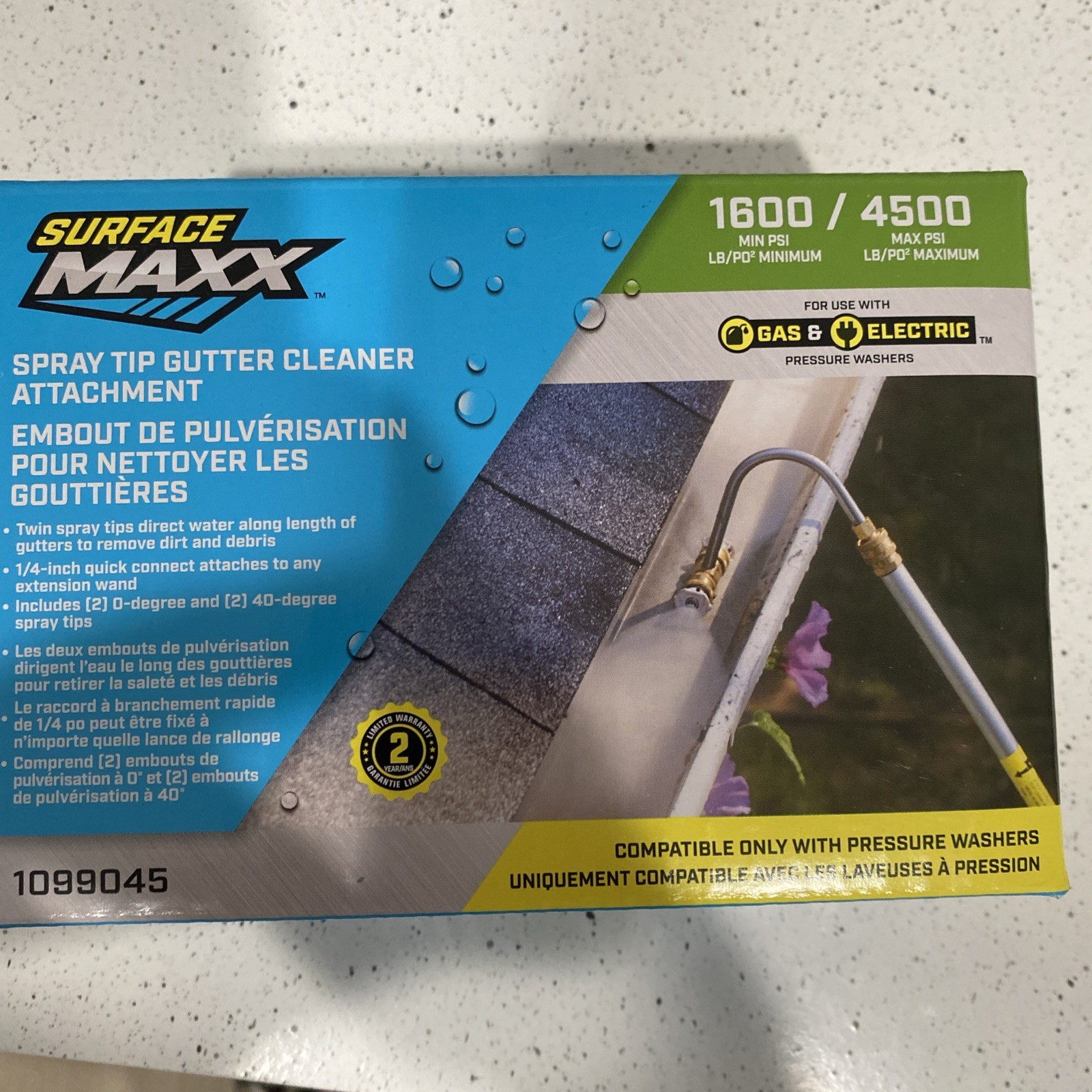 Surface Mac Spray Tip Gutter Cleaner Attachment 1600 To 4500 Psi