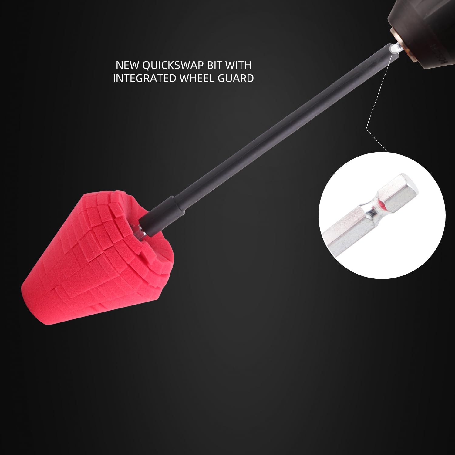 Spta Metal Polishing Tool Auto Cone Metal Polish Buffing Polishing Ball Drill