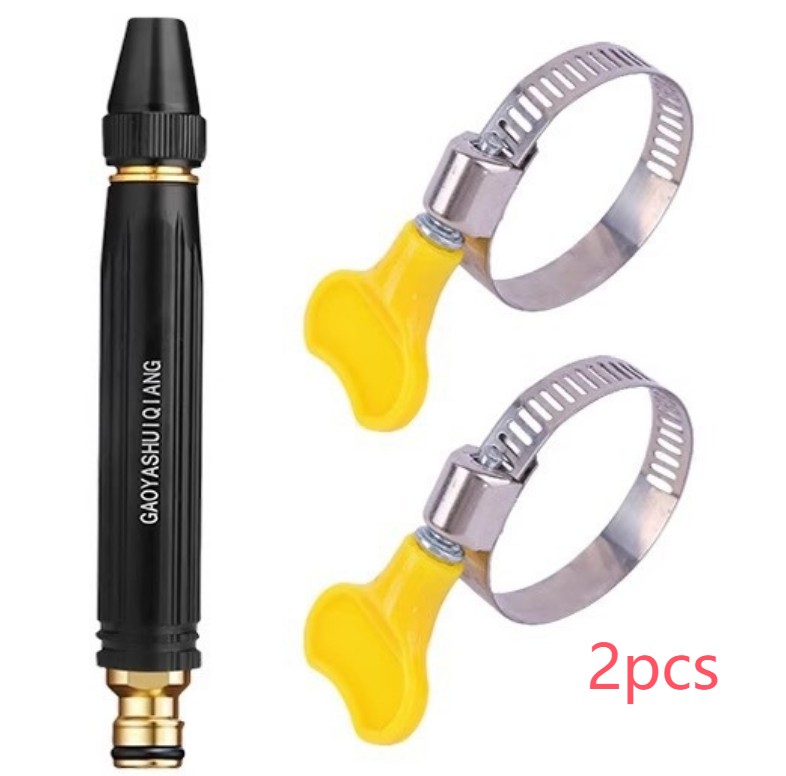 Portable High Pressure Washing Water Gun Car Wash Nozzle Adjustable Nipple Type