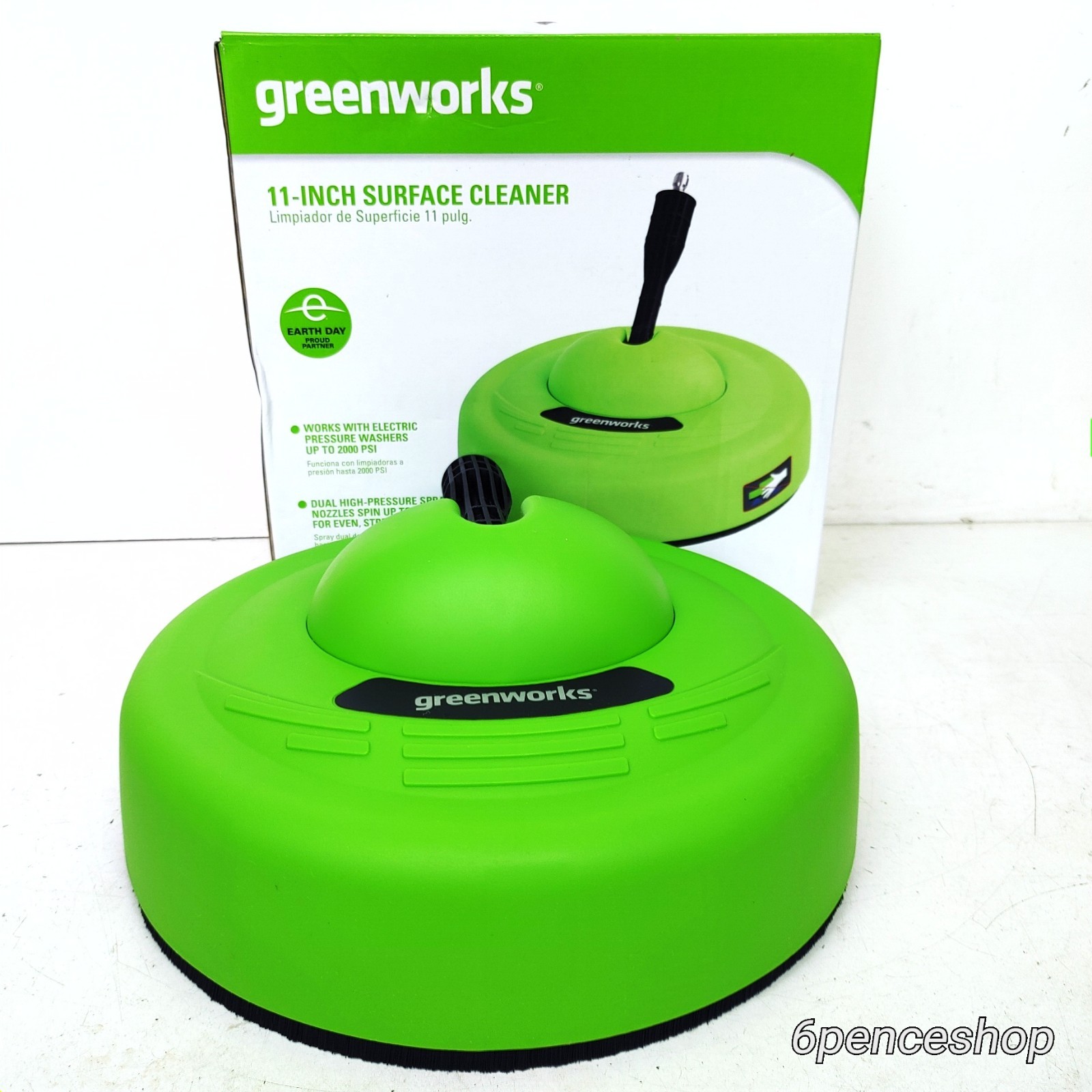 OB-Greenworks 11″ Surface Cleaner Universal Pressure Washer Attachment 30012