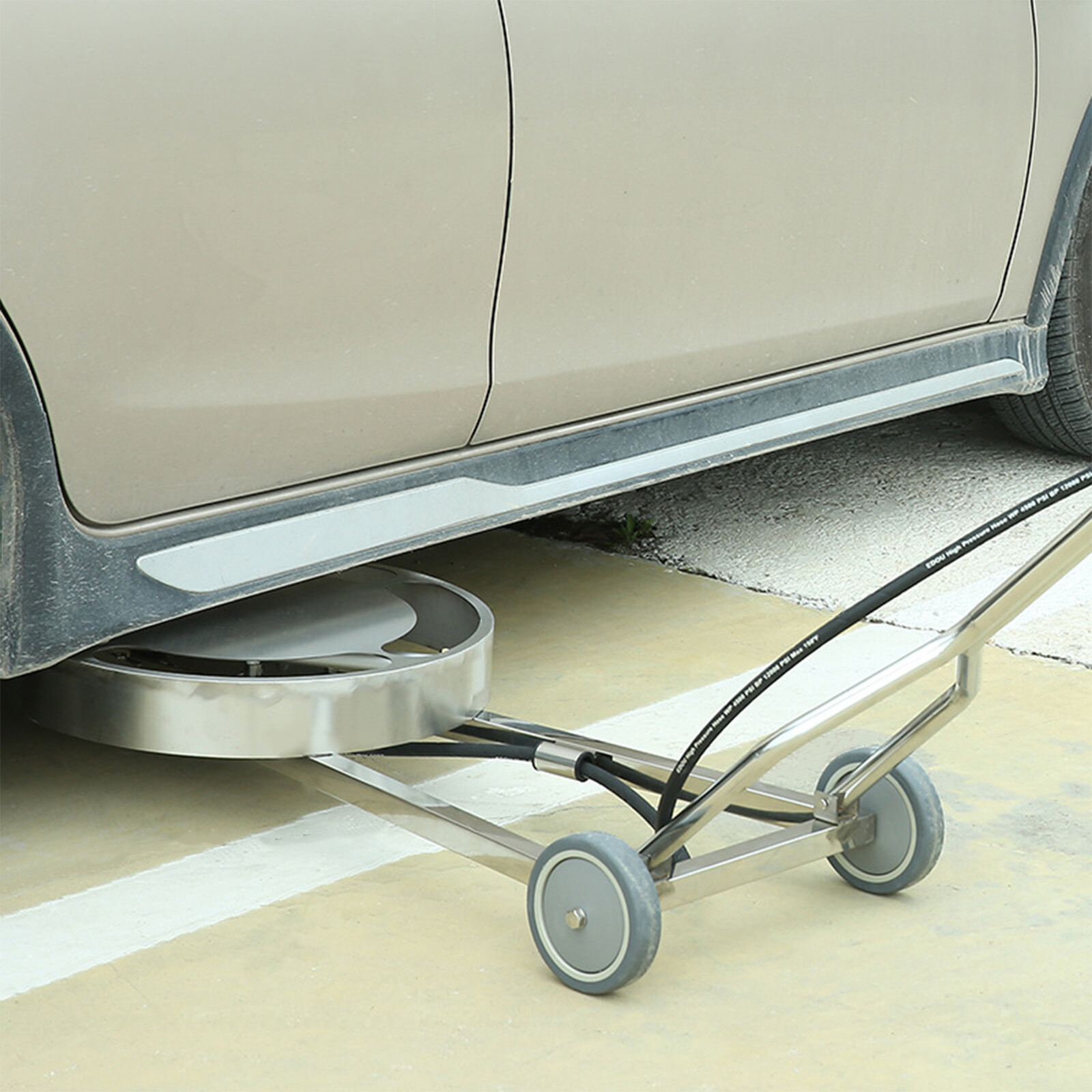 2-Nozzles Pressure Washer Undercarriage Cleaner Under Car Chassis Cleaner 15kg