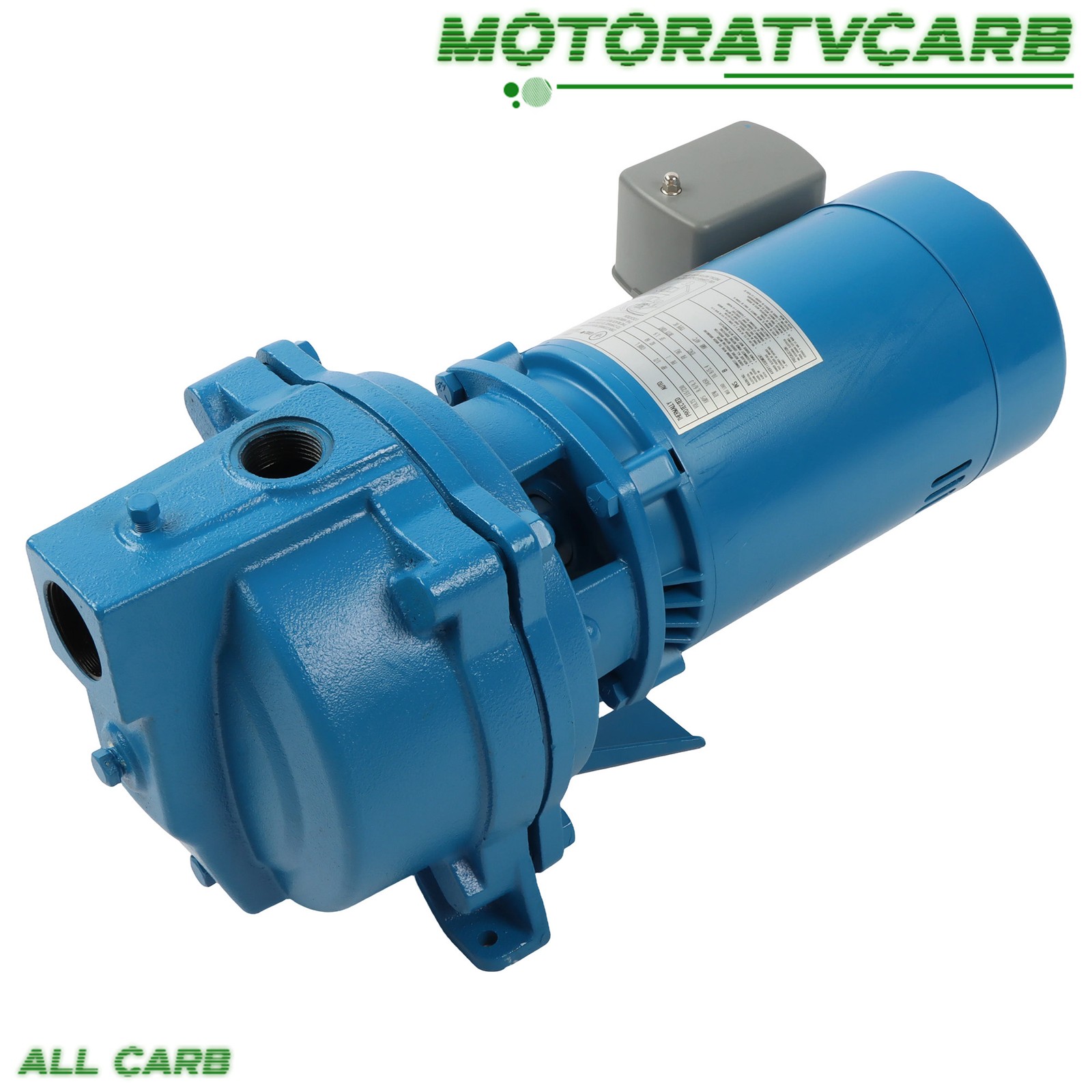 ALL-CARB 1/2 HP Dual Voltage 115/230 Volt Single Phase J5S Shallow Well Jet Pump